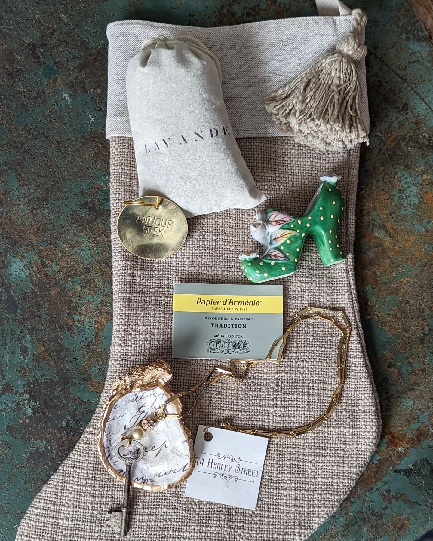 Stocking stuffers for the Antique Greek in your life. We're open today and tomorrow!