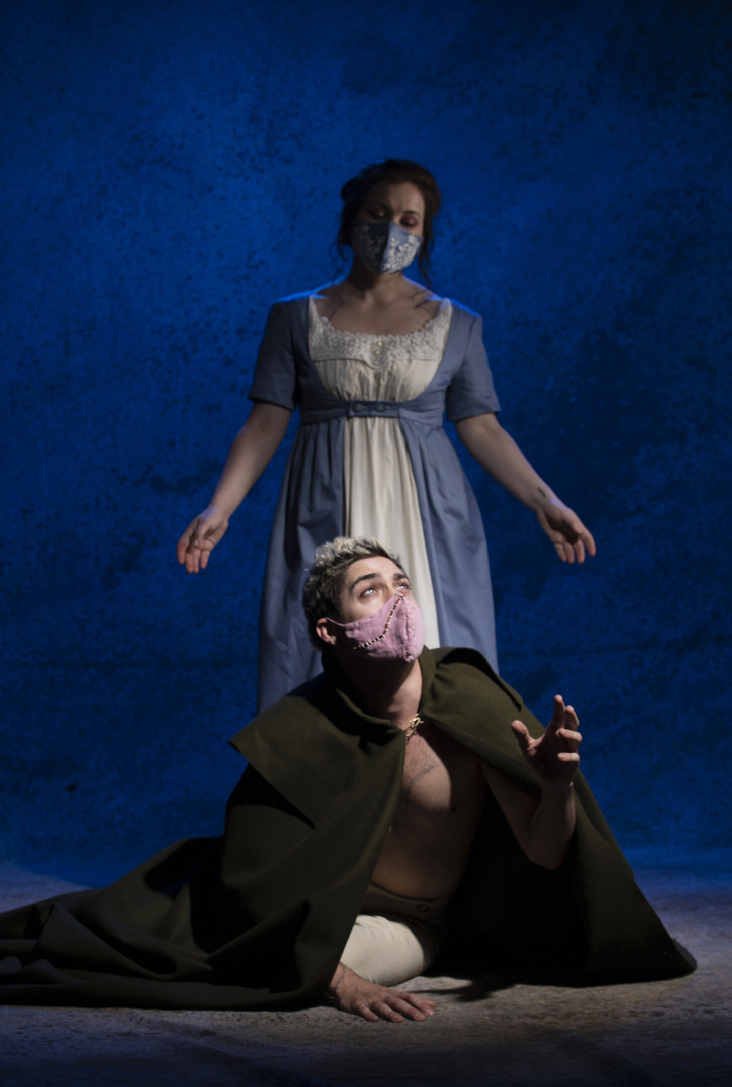 Bryn Booth and Hunter Hnat in Mary Shelley's Frankenstein