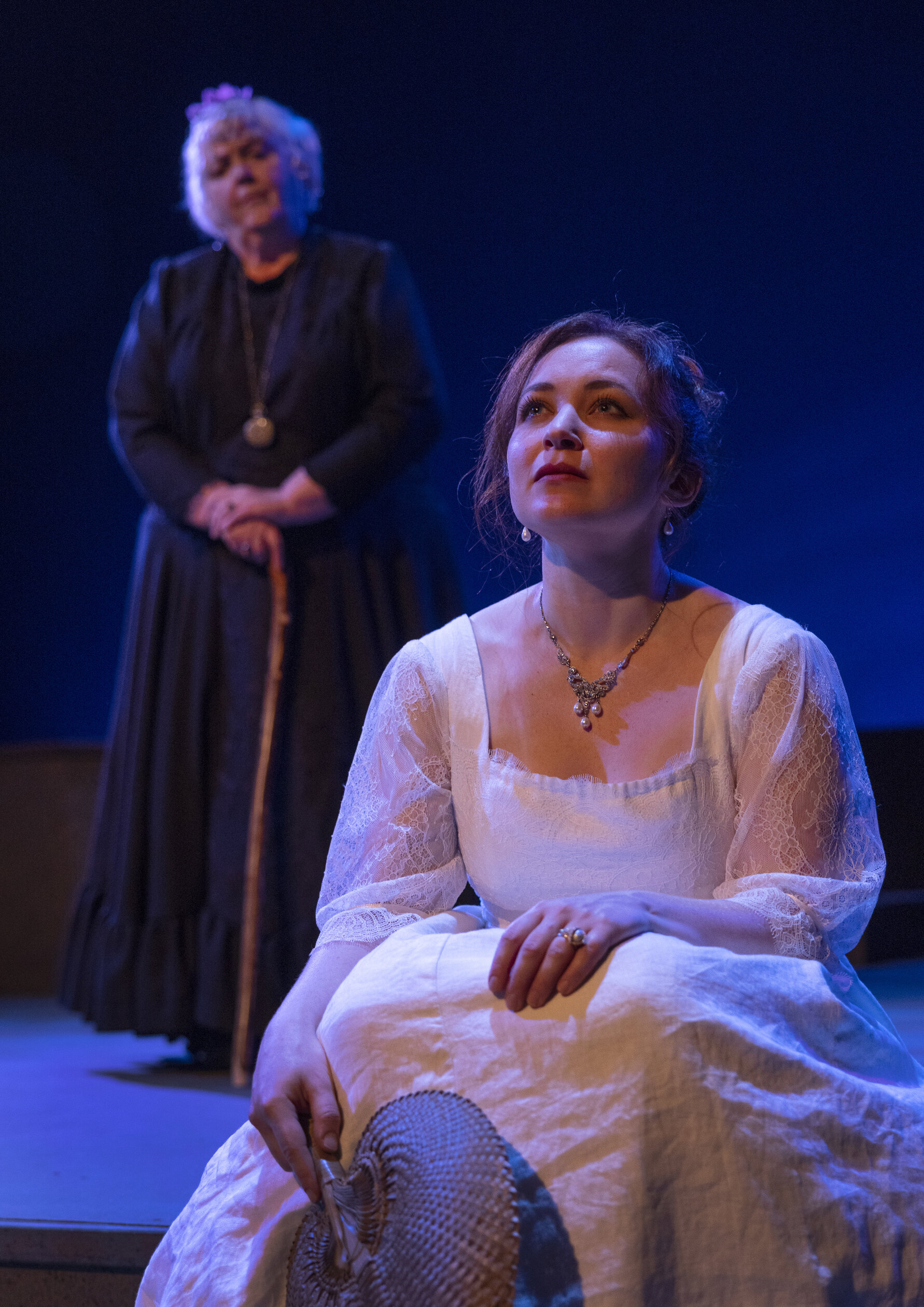 Cynthia Meier as Mmle. Reisz and Bryn Booth as Edna Pontellier. Photo by Tim Fuller.
