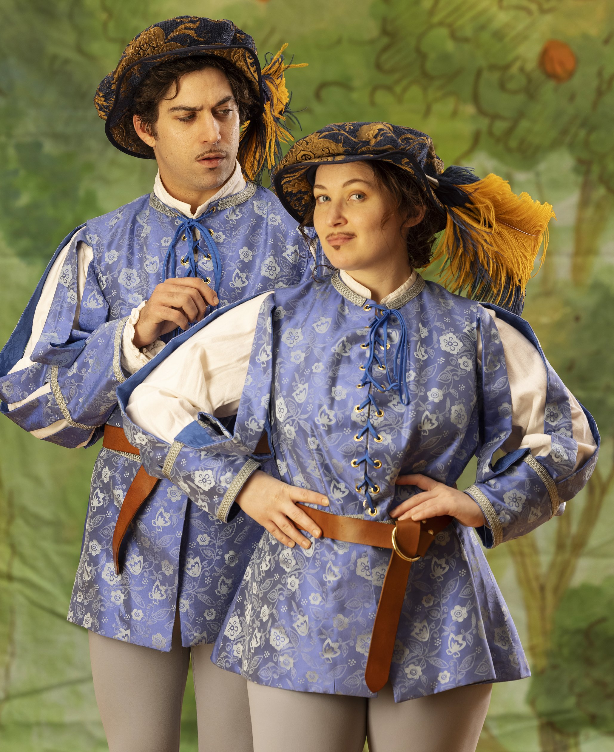 Bryn Booth as Viola and Hunter Hnat as Sebastian in Twelfth Night. Photo by Tim Fuller.
