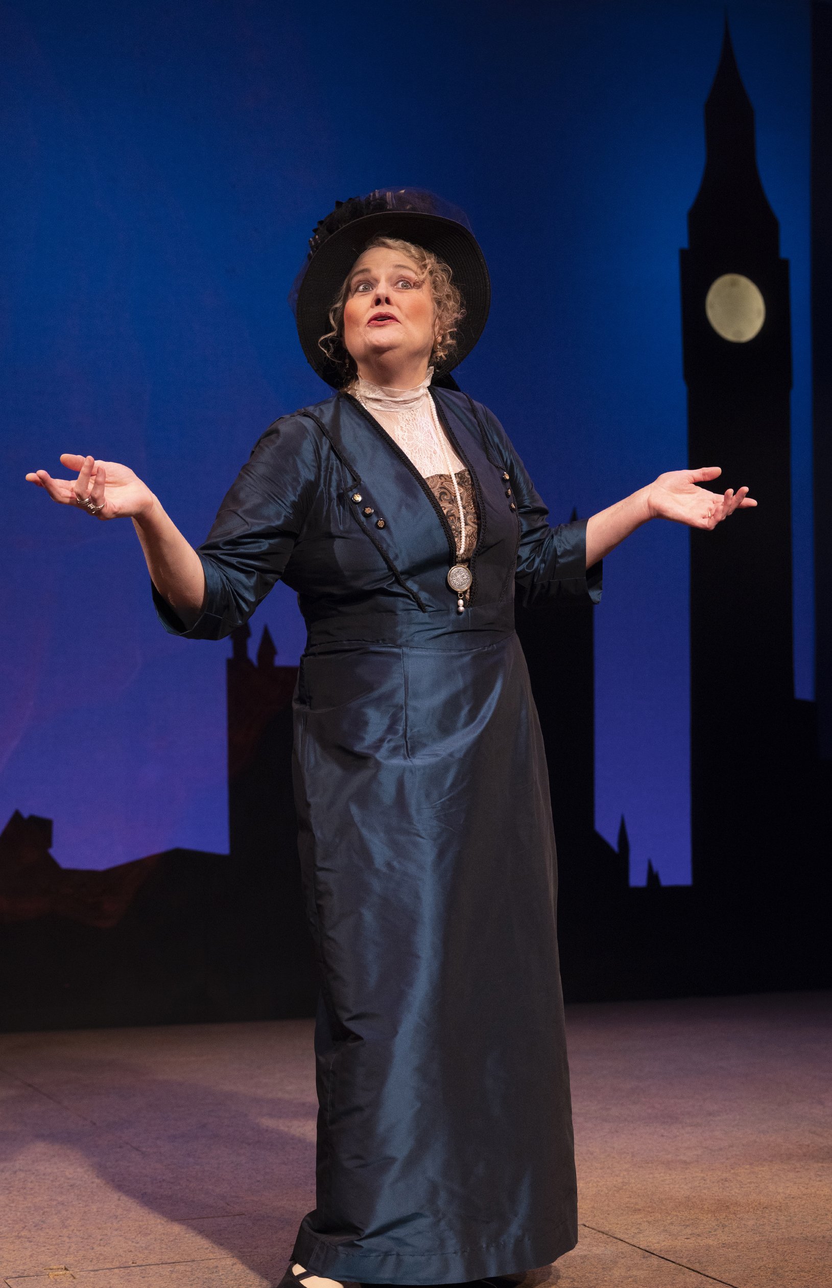 Teri Lee Thomas as Lady Millicent Bruton. Photo by Tim Fuller.