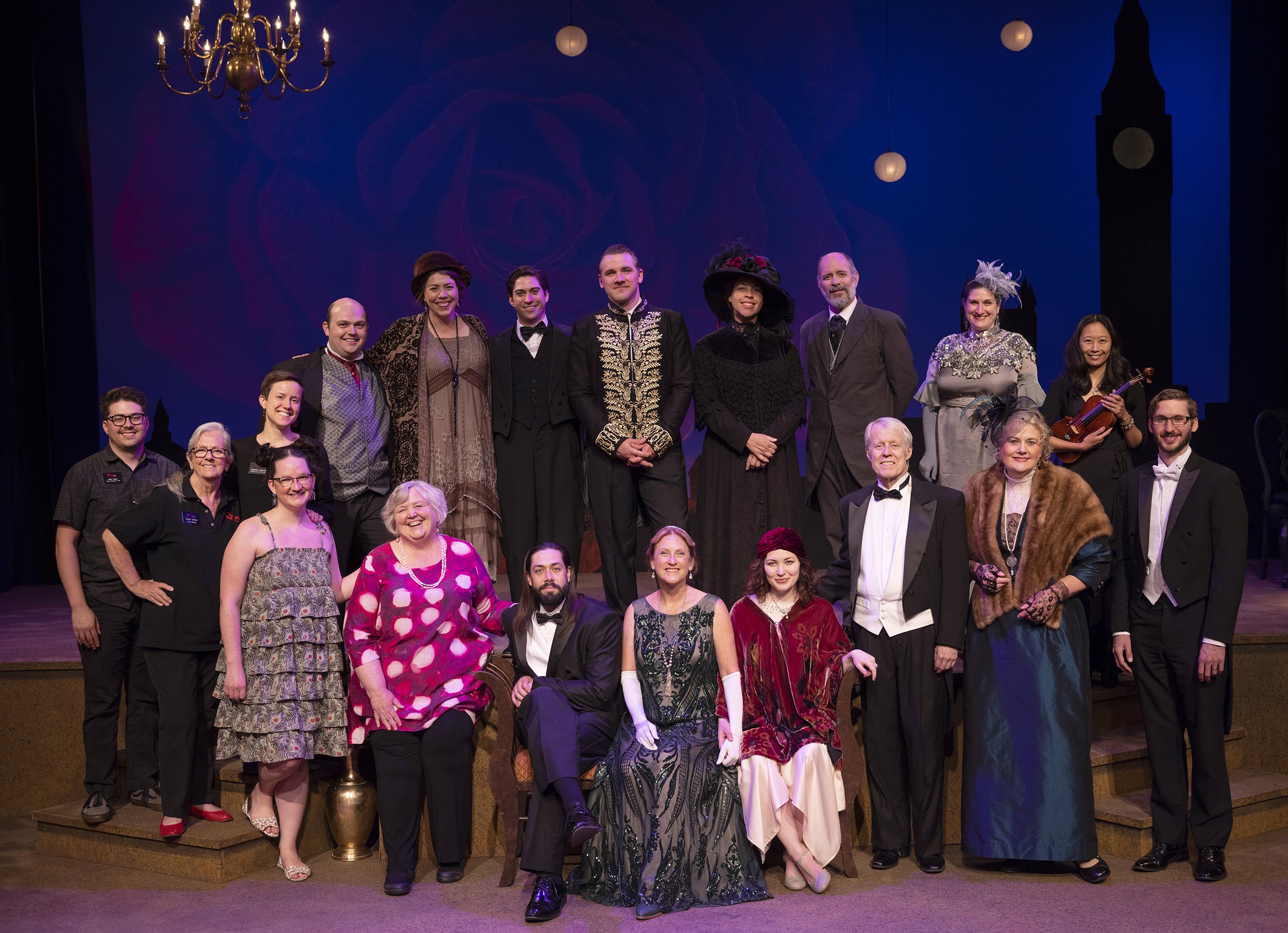 Cast and crew of Mrs Dalloway. Photo by Tim Fuller.