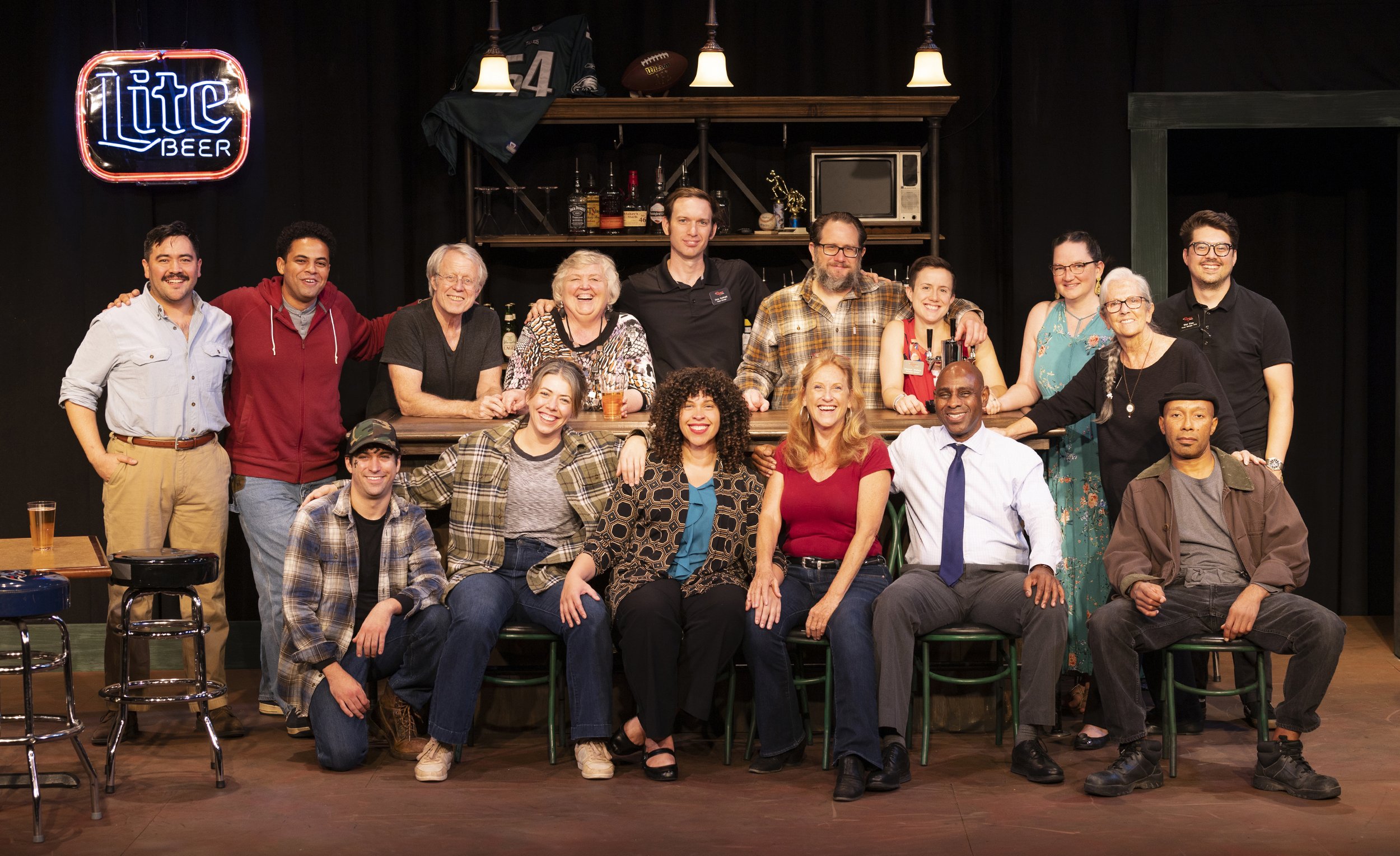 Cast and crew of “Sweat.” Photo by Tim Fuller.