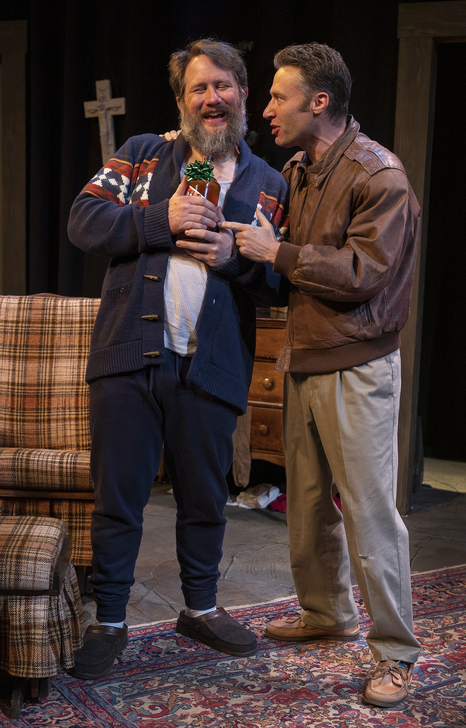 Matt Walley as Richard and Robert Anthony Peters as Nicky. Photo by Tim Fuller.
