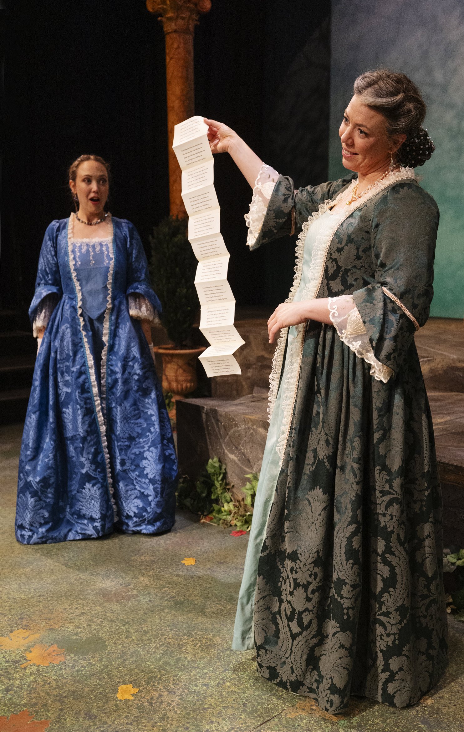 Sophie Gibson Rush as Katharine and Chelsea Bowdren as Maria. Photo by Tim Fuller.