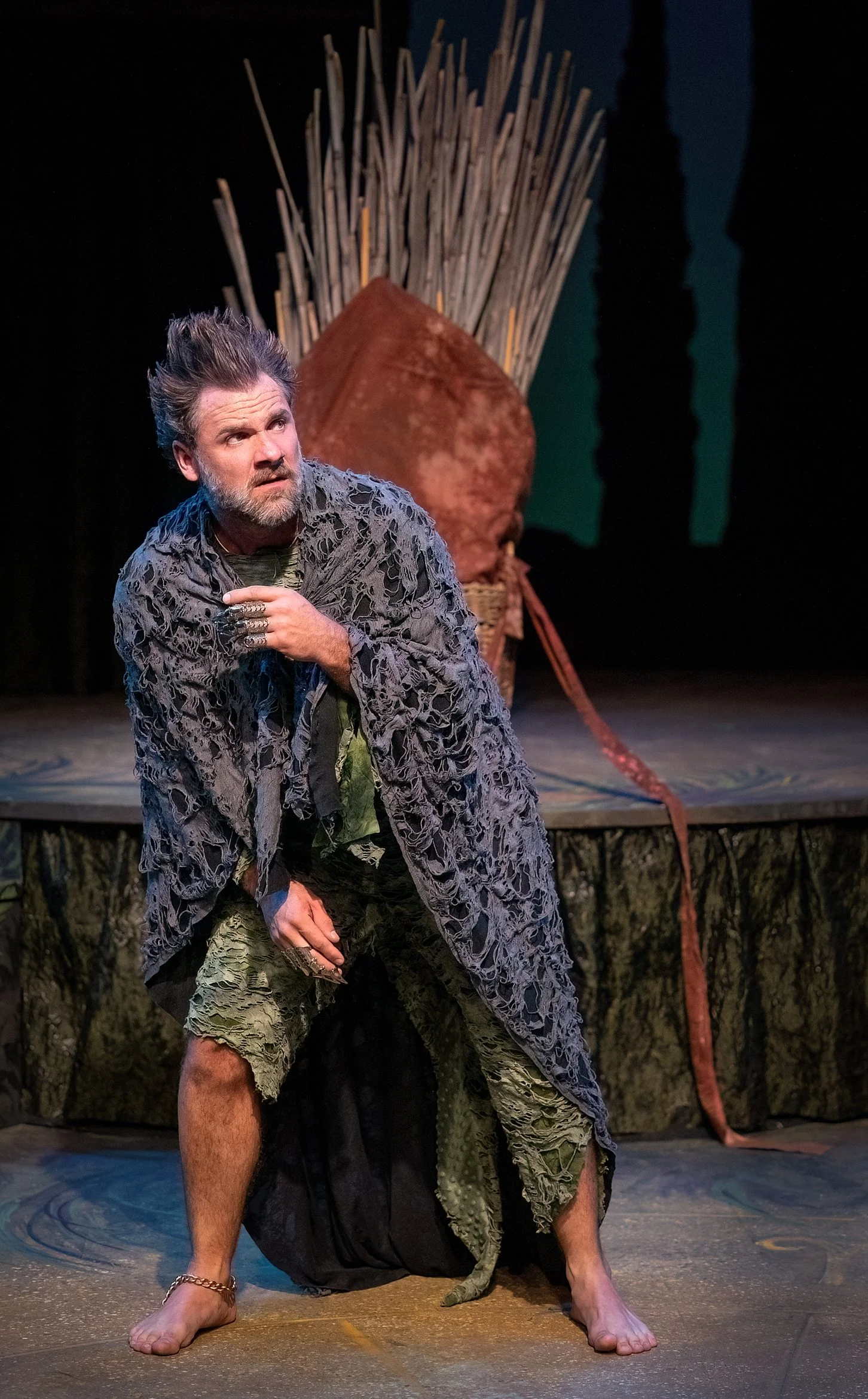 Christopher Johnson as Caliban. Photo by Tim Fuller ©2026