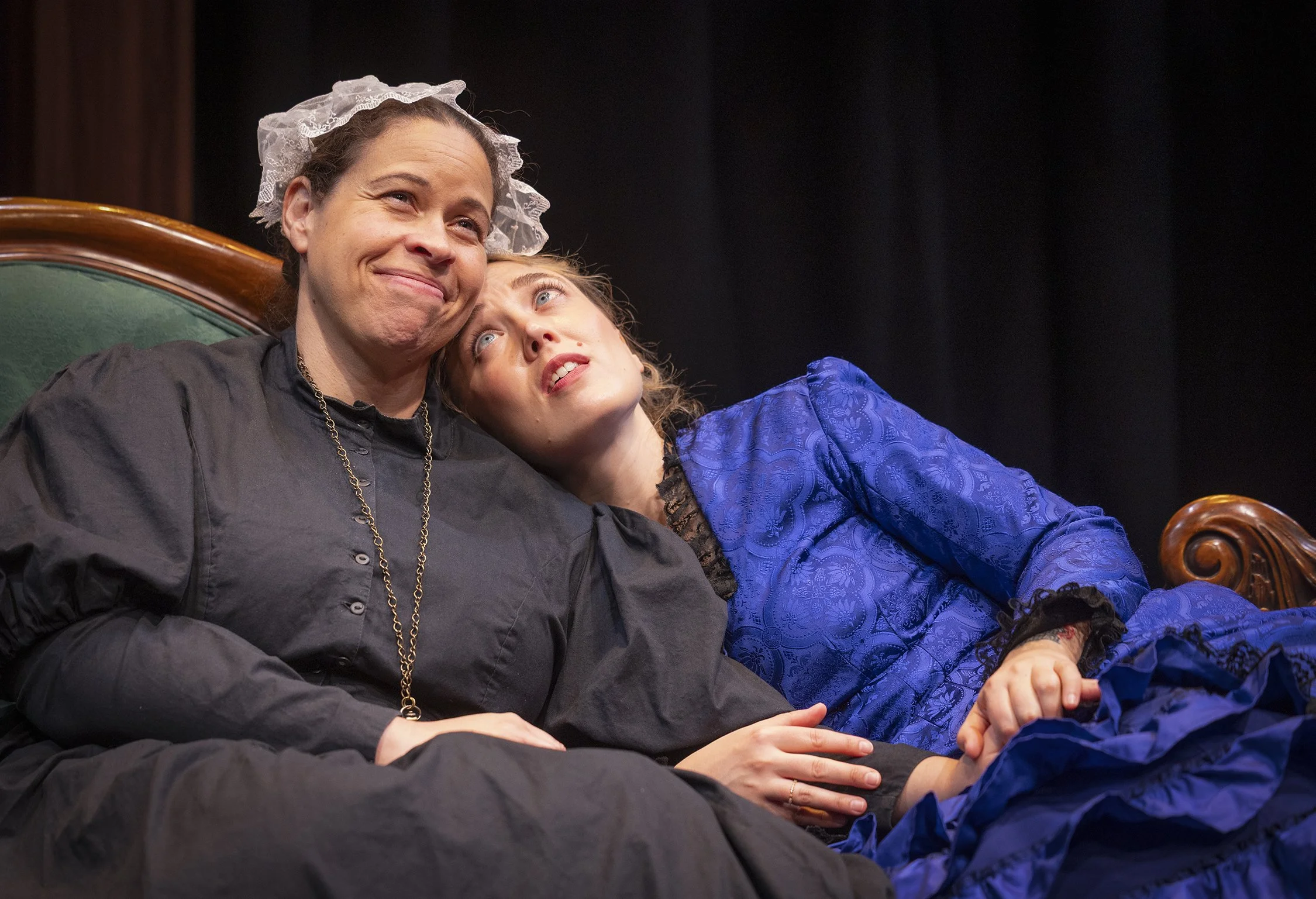 Carley Elizabeth Preston as Anne-Marie and Sophie Gibson-Rush as Nora. Photo by Tim Fuller ©2026