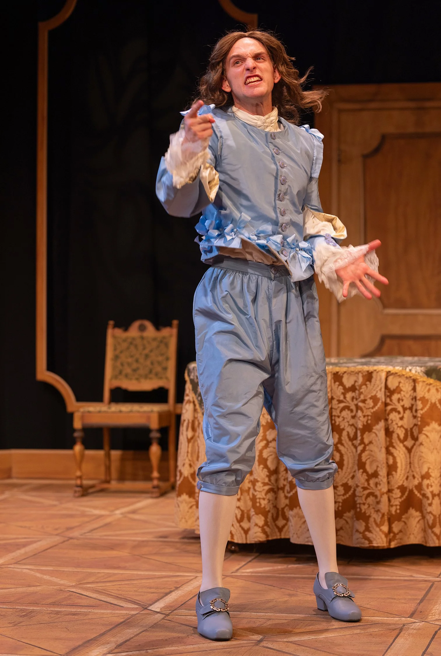 Bear McDonald as Damis. Photo by Tim Fuller ©2025