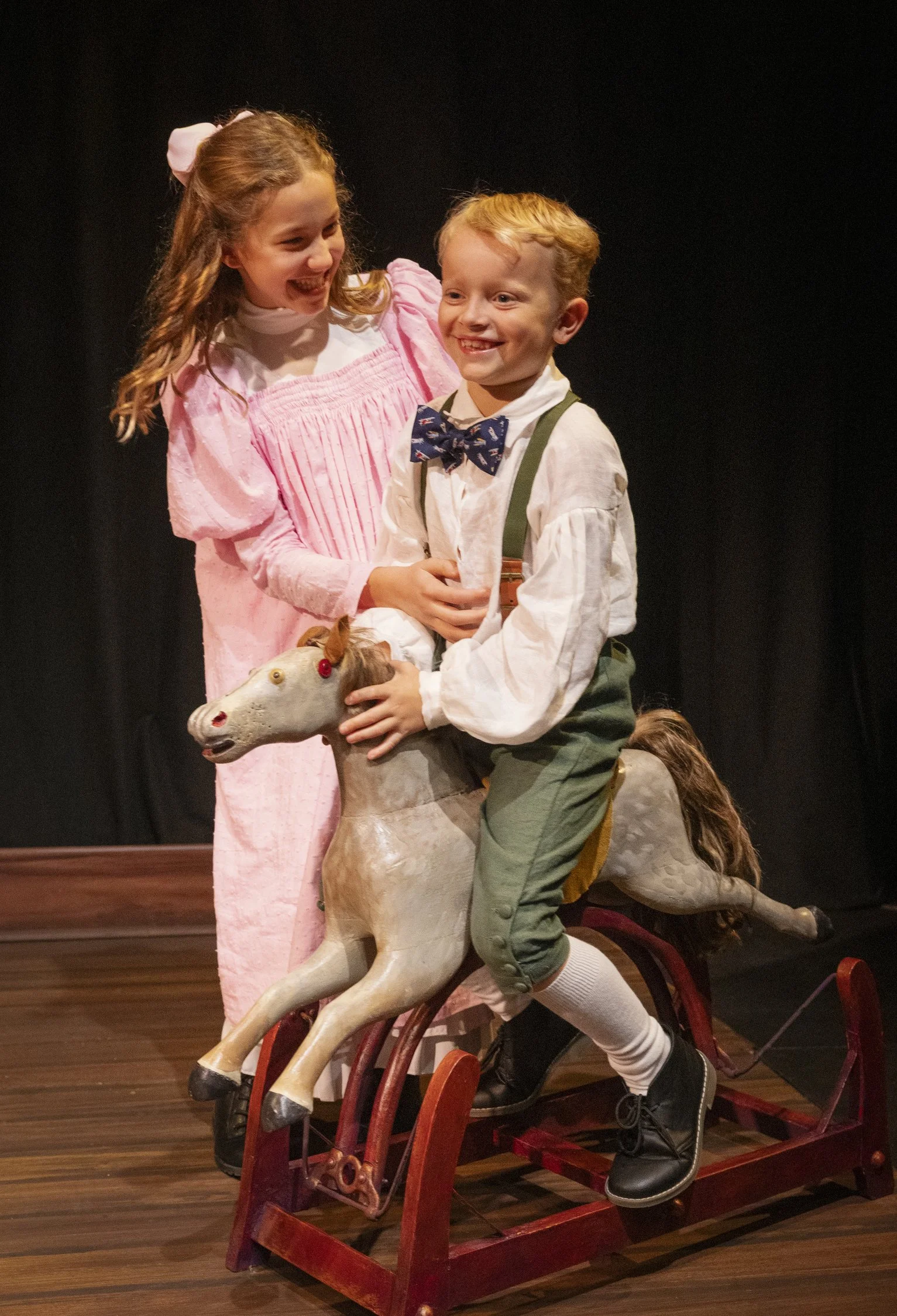 Juniper Wible as Emmy and Jude Smith-Sheppard as Ivar. Photo by Tim Fuller ©2026