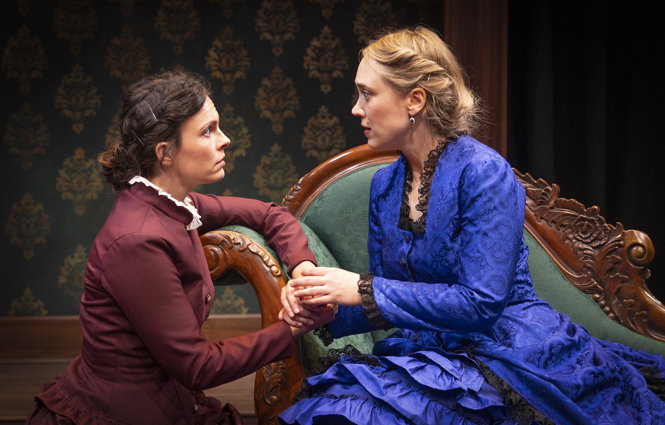 Chelsey Jean Smith as Kristine and Sophie Gibson-Rush as Nora. Photo by Tim Fuller ©2026