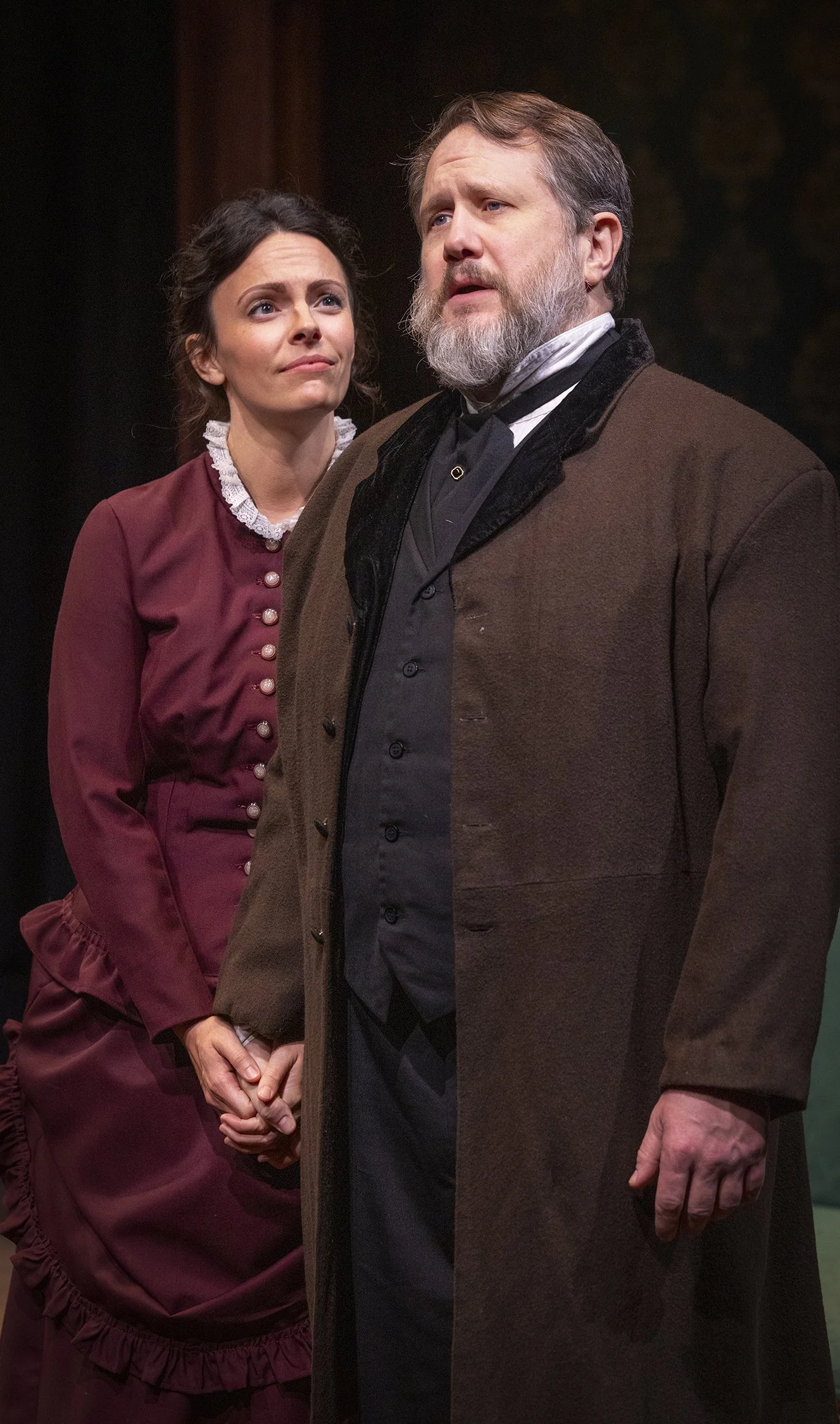 Chelsey Jean Smith as Kristine and Matt Walley as Krogstad. Photo by Tim Fuller ©2026