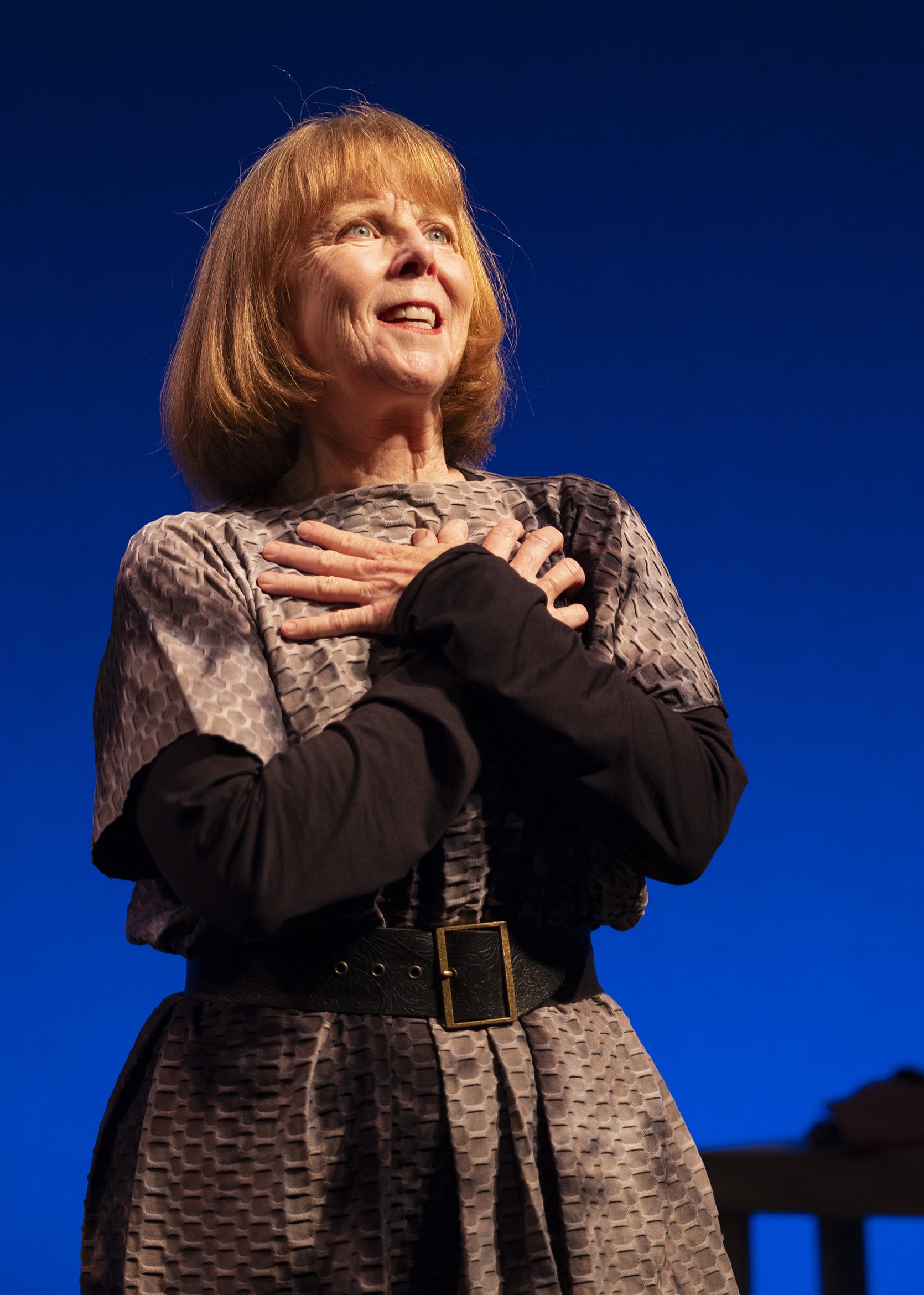 Patty Gallagher as The Poet. Photo by Tim Fuller.