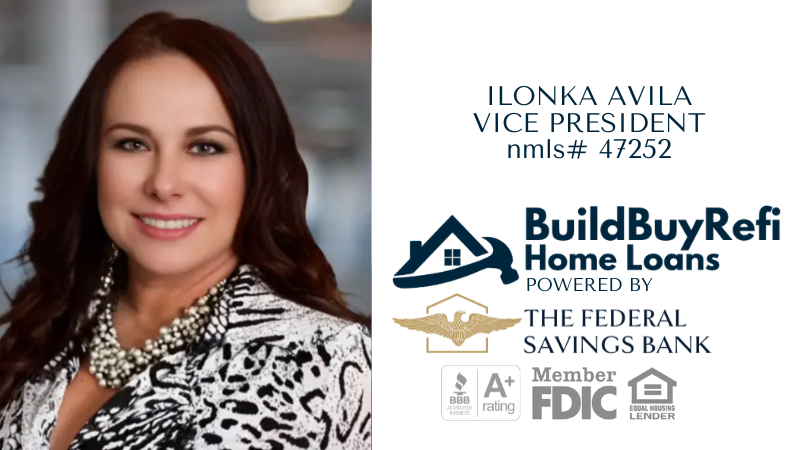 Meet Ilonka Avila, Vice President in our Construction Division with BuildBuyRefi.com, powered by The Federal Savings Bank and the SAB Homes Team