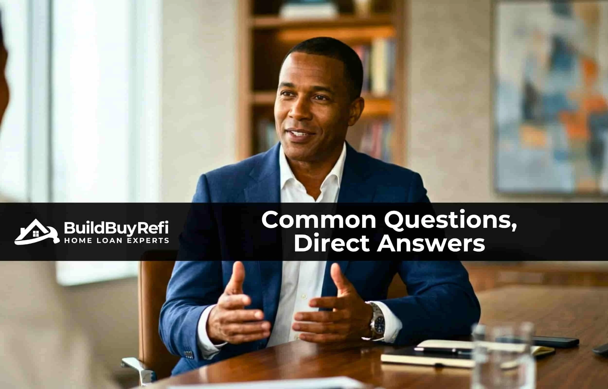 A senior BuildBuyRefi.com banker answering common borrower questions about the mortgage scenario review process.