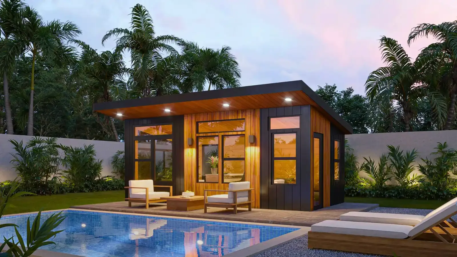 ADU (Accessory Dwelling Unit) Mother-in-Law Quarters, Granny Flat, Cabin Style Tiny Home offered by Amish Built Homes, with financing by BuildBuyRefi.com ADU financing or consumer loan financing.