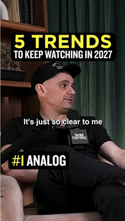 #1 Trend for 2027: Analog