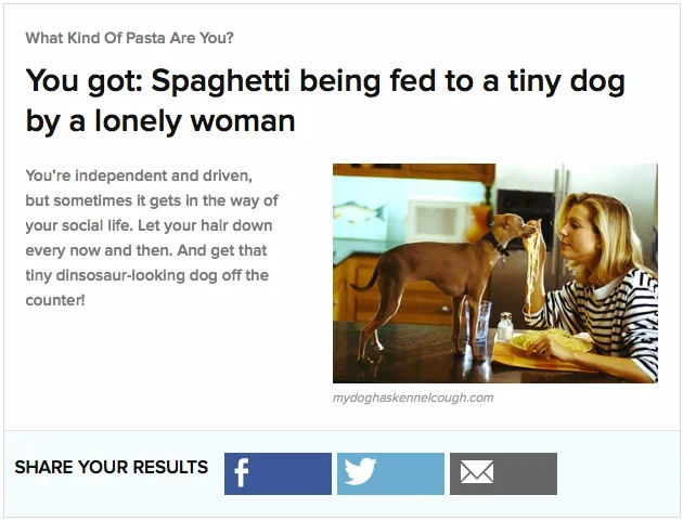 I completed a buzz feed quiz while writing this