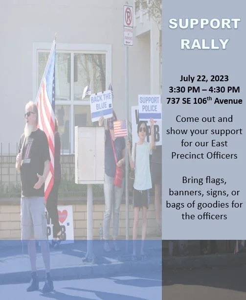 EAST PRECINCT SUPPORT RALLY
