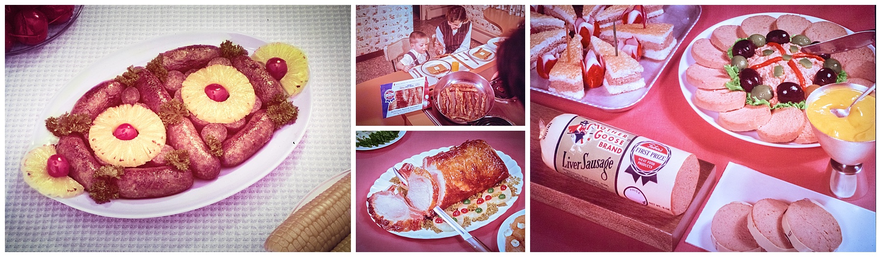 Some of Dad's old commercial food photography, from the 1950s. While this was not his passion - people were - it did help pay some of the bills.