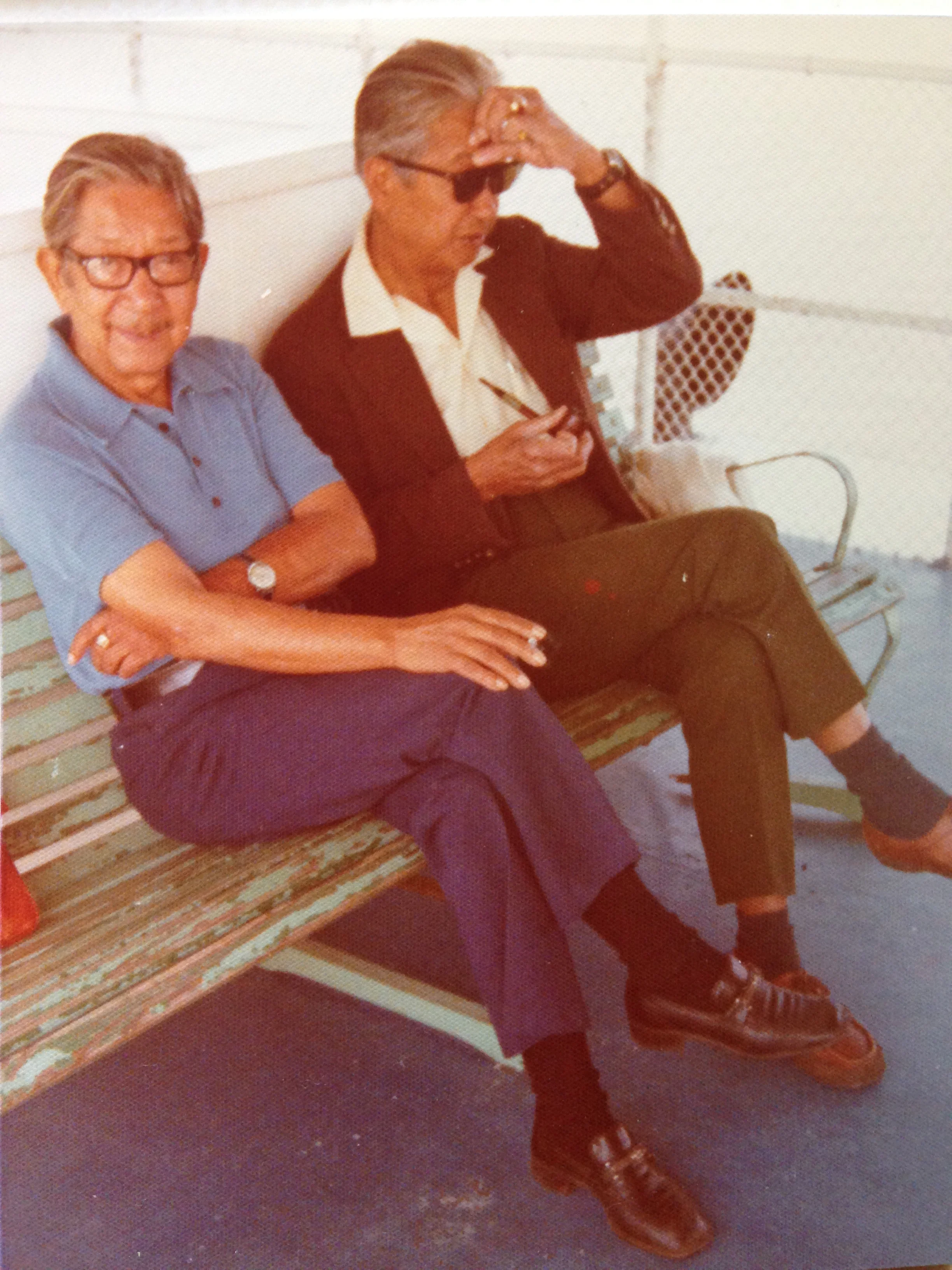 Brothers on the ferry 