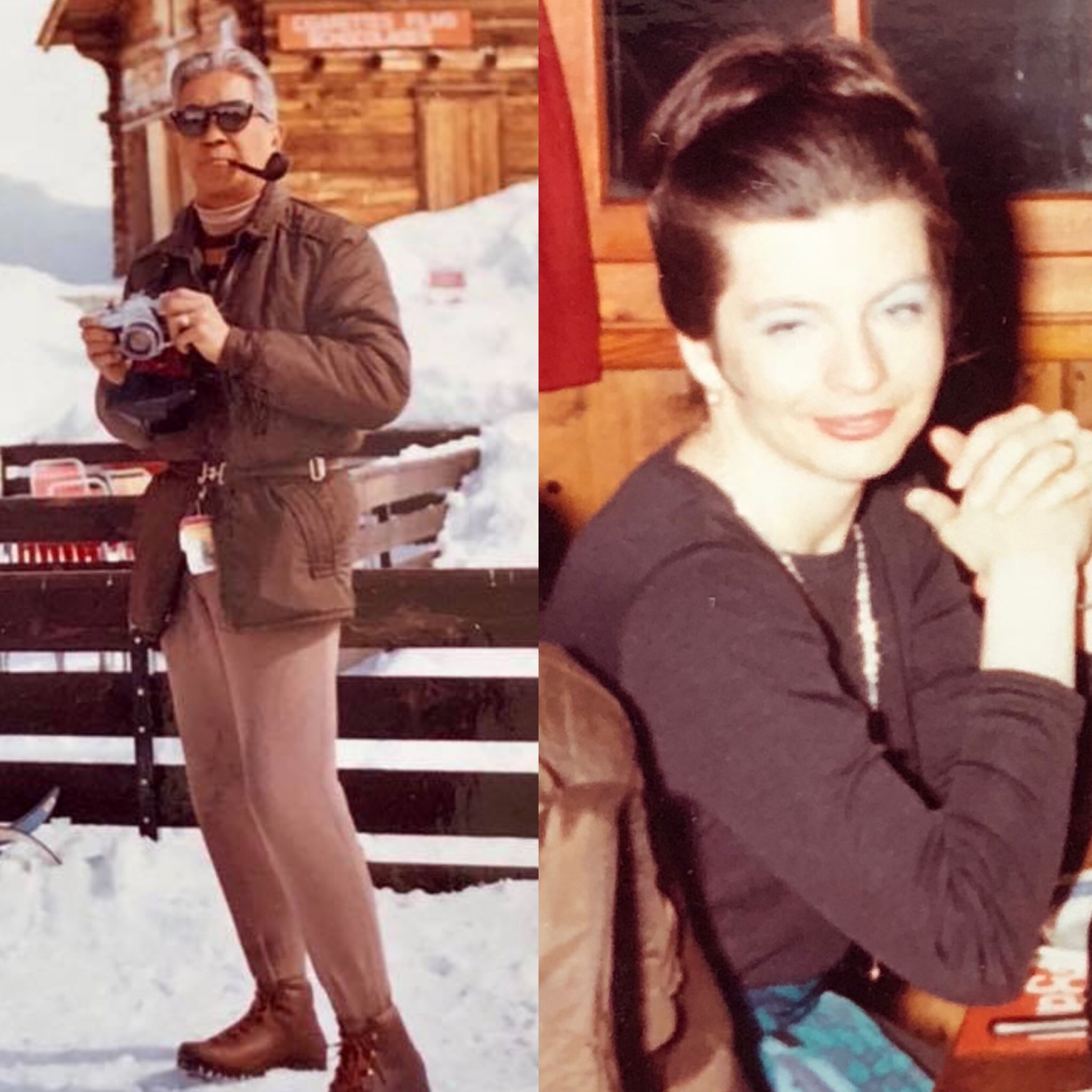 Mom and Dad on their honeymoon in Switzerland and Austria in 1971