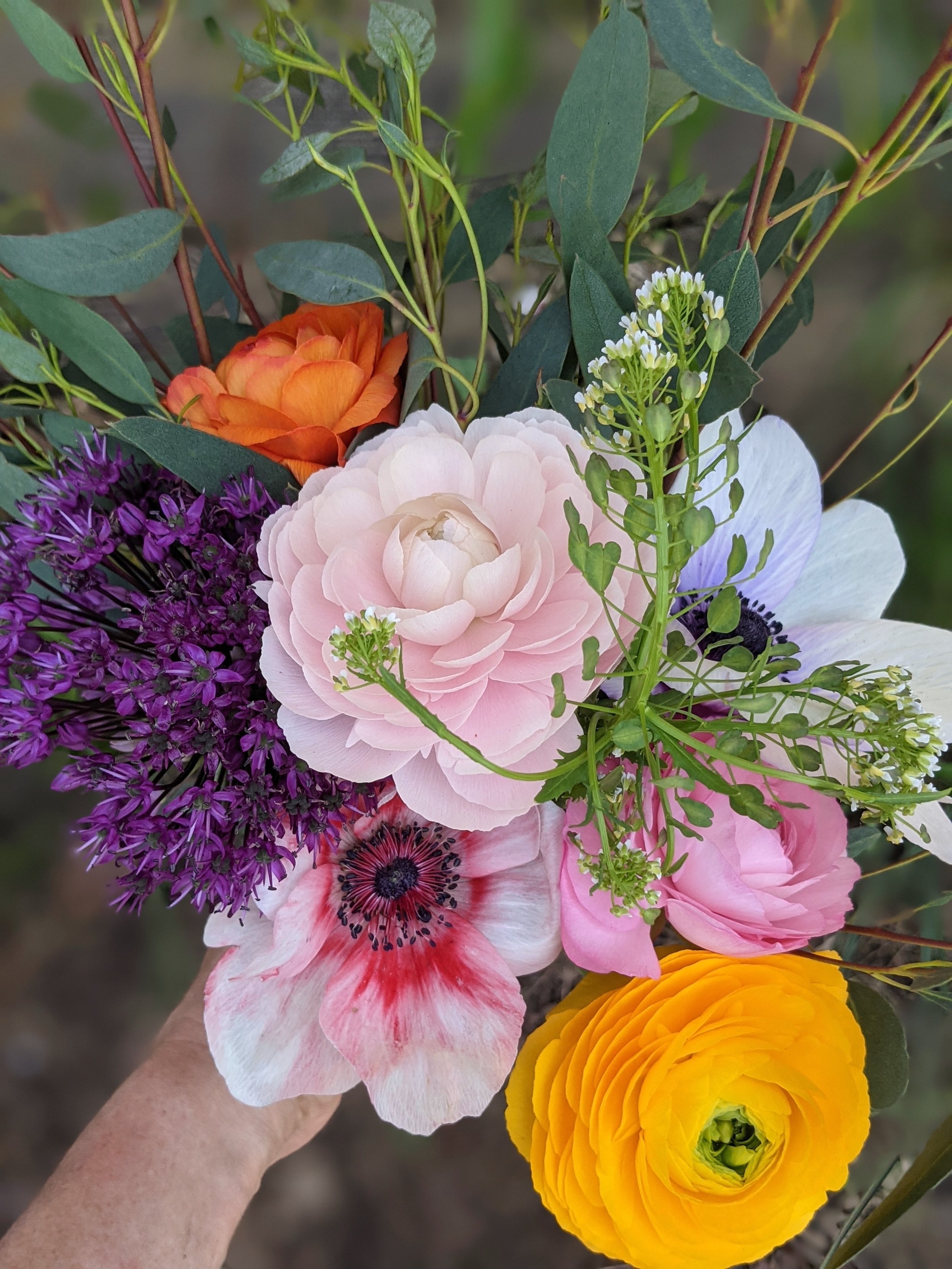 Woolly Bee Spring Floral Bouquet
