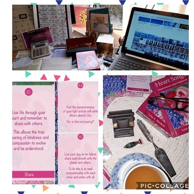 "NEW" 
HEART SONGS WISDOMS WEEKLY

Hello All and Welcome to my NEW Blog Page... Like everyone else during this unexpected, unbelievable time in our lives, I am learning to navigate my way through each day, learning how to best spend the time available in the most constructive, practical and creative ways possible. 
I decided one way to o this was to start a weekly  Card Reading using my self published &ldquo;Heart Songs Inspiration Cards&rdquo; Deck.

So, as we learn how to deal with the collective change we're experiencing join me as I explore this new venture and reveal messages of inspiration, love and healing that will serve to guide,  empower and encourage the new direction we are all taking in our lives at the moment.

l look forward to connecting with you weekly and sharing the loving &amp; healing wisdoms chosen, as we open our hearts and travel inwardly to &ldquo;awaken our souls&rdquo; to the possibilities, and discover more about ourselves &amp; our world. 
Many bl