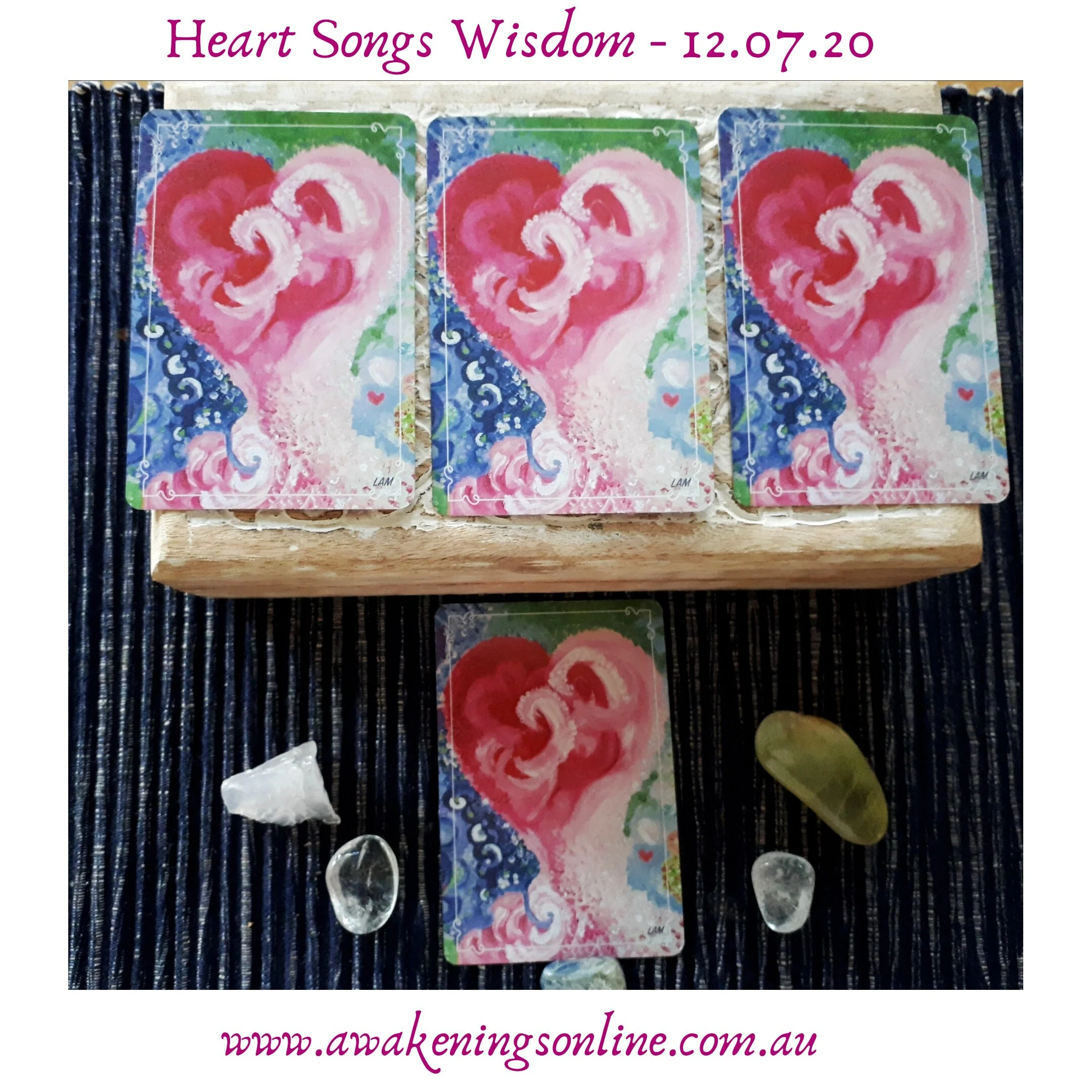 "Open Your Heart &amp; Create Your Own Freedom Within Your Mind" - Heart Songs Weekly Wisdom: Week 12 - 19 July 2020