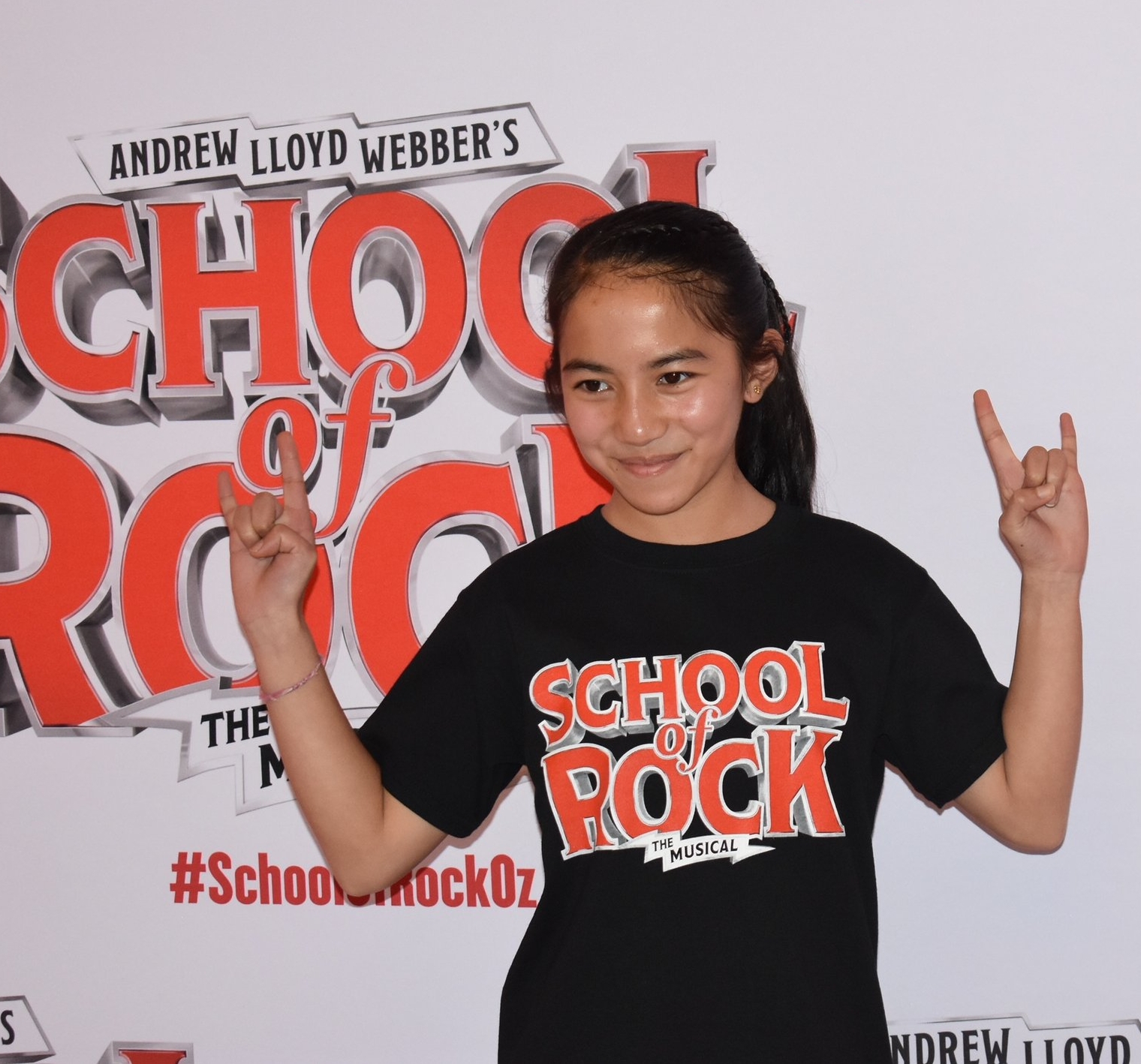 South Yarra student Chihana at the media release for her role as ‘Tamika’ in the Melbourne production of Andrew Lloyd Webbers ‘The school of Rock’