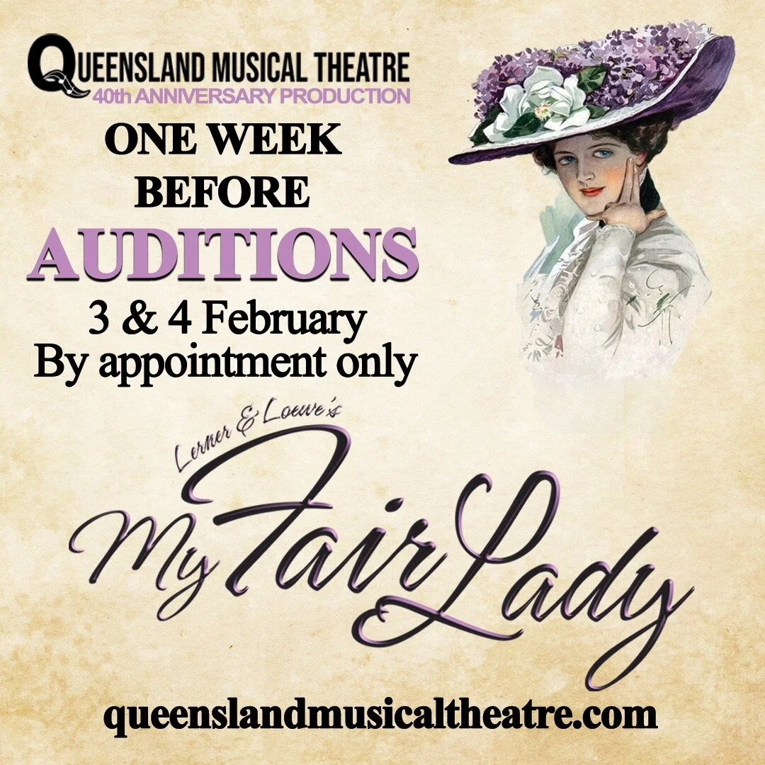 🌟✨ ONE WEEK TO AUDITIONS! 🌟✨

🎭 Get ready to step into the enchanting world of "My Fair Lady"! 🌸✨ Auditions are just around the corner, and we want YOU to be a part of this incredible journey. 🎶🌹

🌟 Don't miss the chance to showcase 