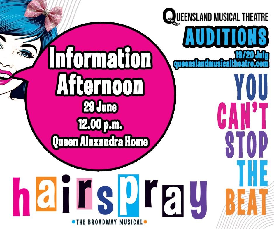 🎀 The '50s are out and change is in the air &mdash; QMT is bringing the Tony Award-winning HAIRSPRAY to the stage!
We are seeking dynamic and diverse performers, including those of the African diaspora, with strong movement skills (15+/ Little Inez 