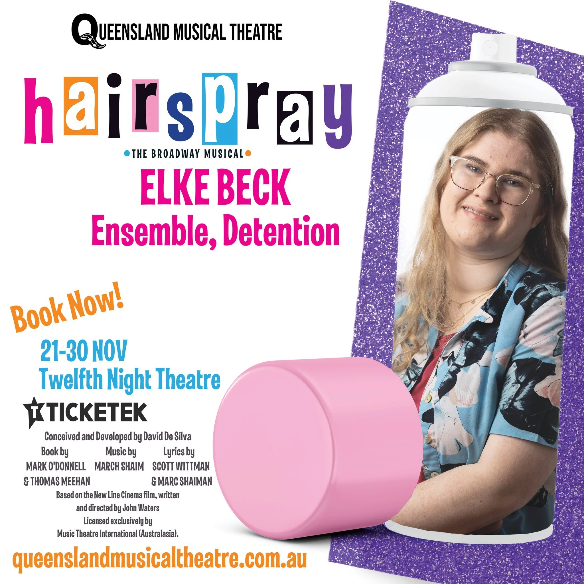 Growing up in a creative household, Elke&rsquo;s love for music, art, and storytelling led her to the stage. She has performed in Shrek, Legally Blonde, The Little Mermaid, Aladdin and more. Thrilled to be part of Hairspray, Elke can&rsquo;t wait to 