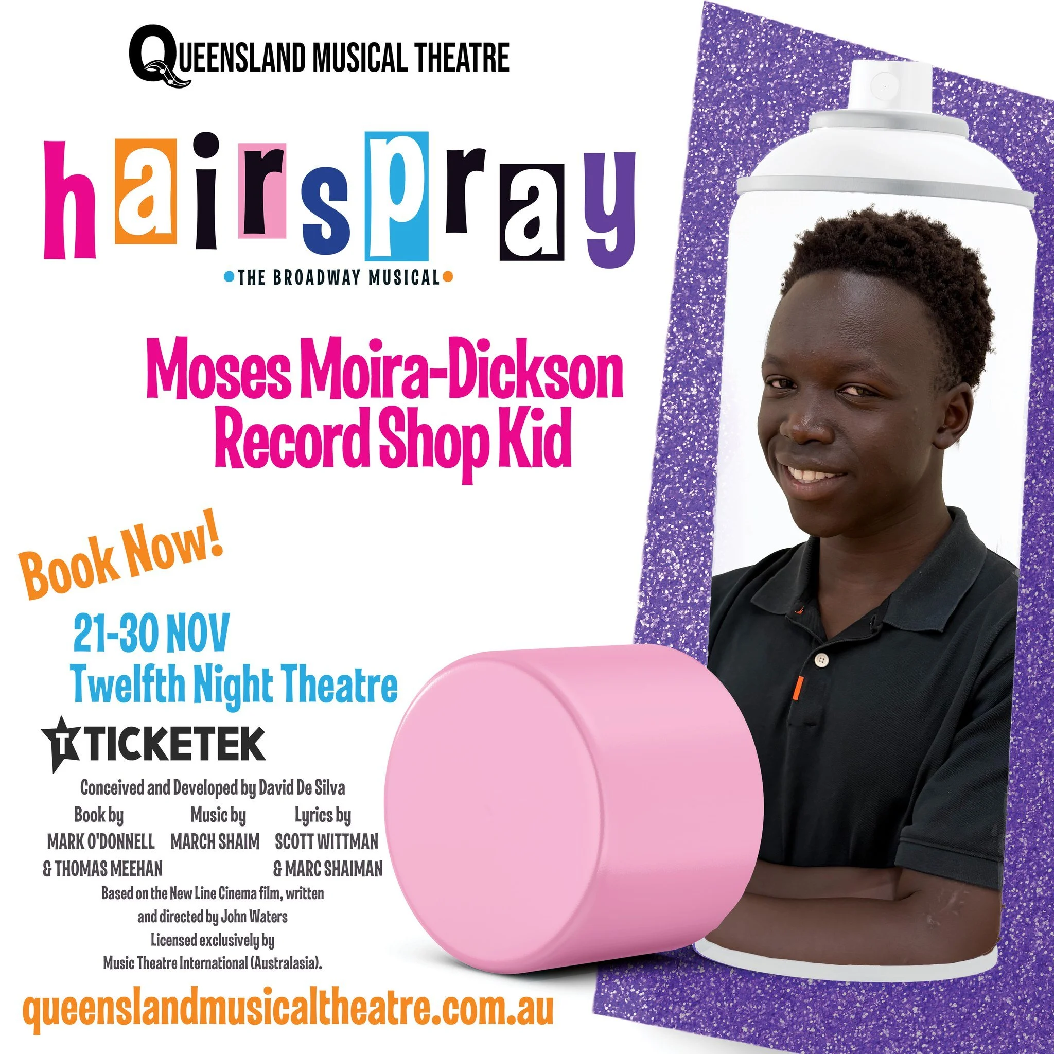 Hairspray marks Moses’ first-ever musical, and he’s thrilled to dive into this exciting new world of performing! A Year 11 student and life-long music lover, Moses has played piano since Grade 5 and sings in his school’s Brotherhood