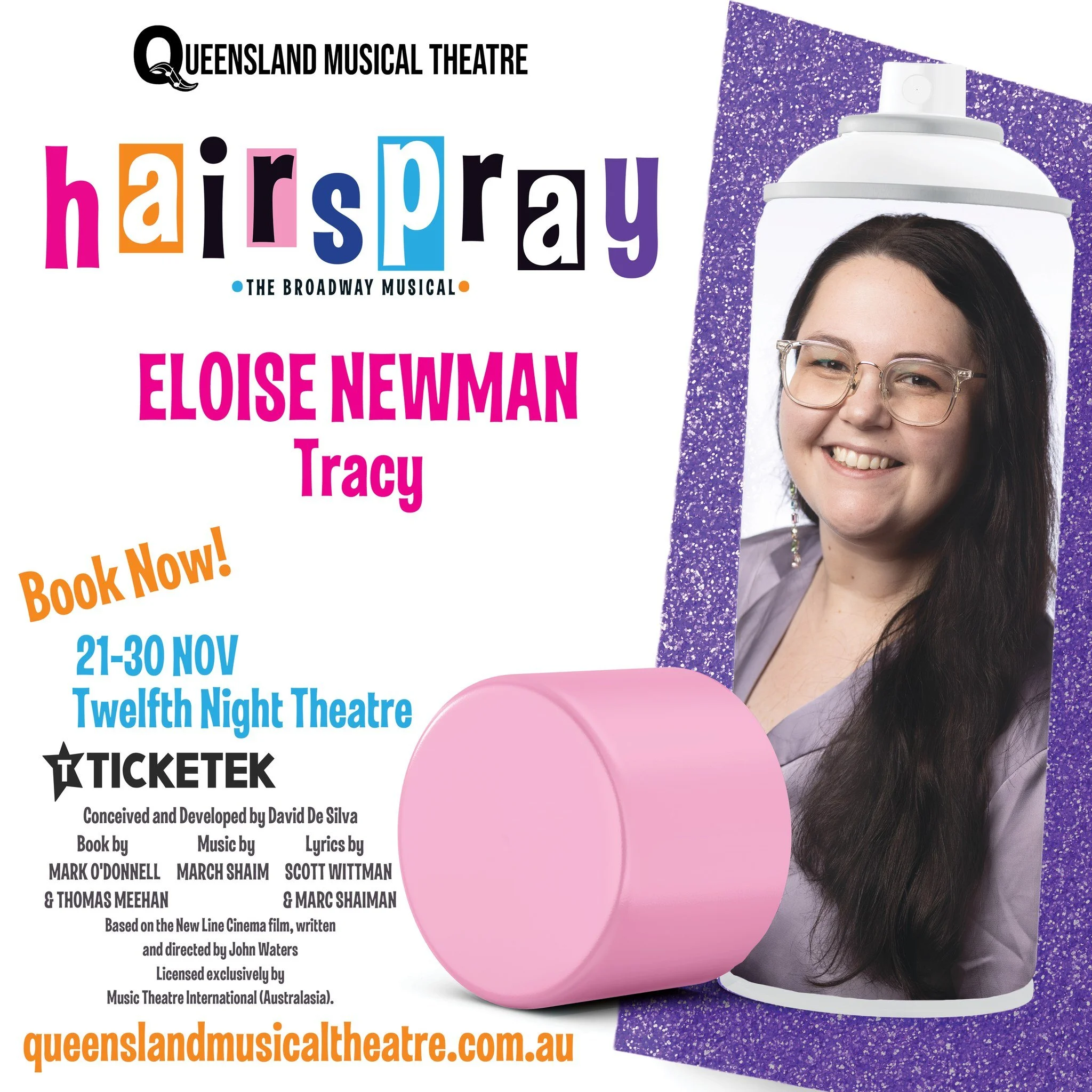 Eloise is thrilled to return to Queensland Musical Theatre in her dream role as Tracy Turnblad! Having performed across Brisbane stages for over a decade, she&rsquo;s loved roles in Ride the Cyclone, As You Like It, and Spelling Bee. Passionate about