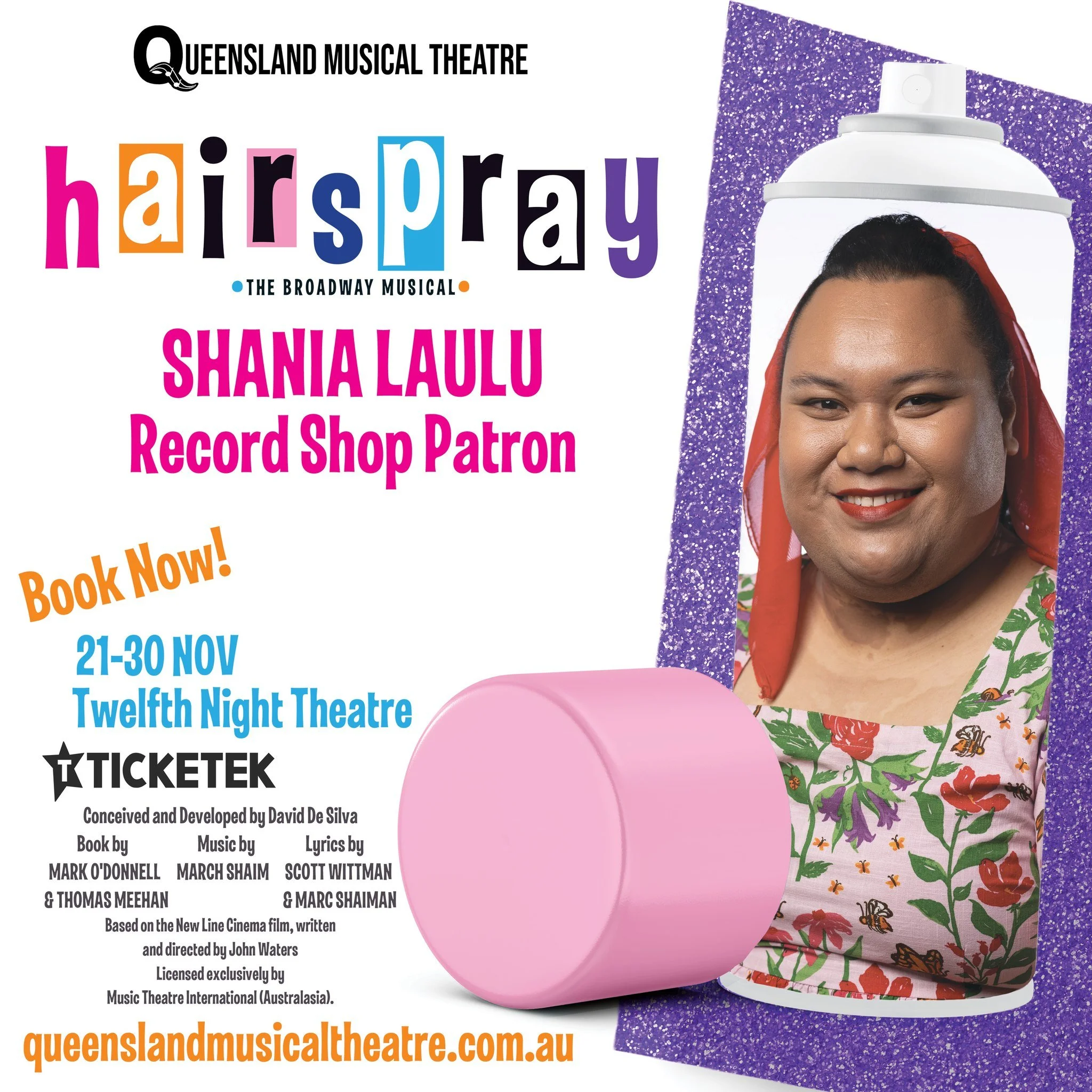 Shania is beyond excited to make her musical theatre debut in Hairspray in the Record Shop. From church choirs to school stages, she&rsquo;s always loved to sing &mdash; and now she&rsquo;s stepping into the spotlight where she belongs. She&rsquo;s s