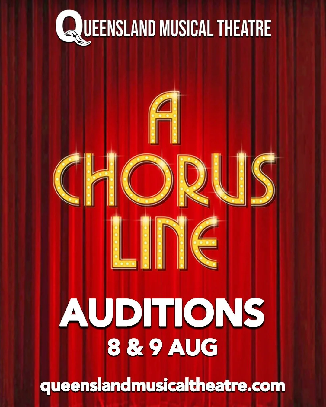 🎹 Five. Six. Seven. Eight...

The wait is over.

Auditions for A CHORUS LINE are NOW OPEN!

It's more than an audition&mdash;it's your chance to be part of one of the most celebrated musicals ever written.

The line is waiting.
Now all that's missin