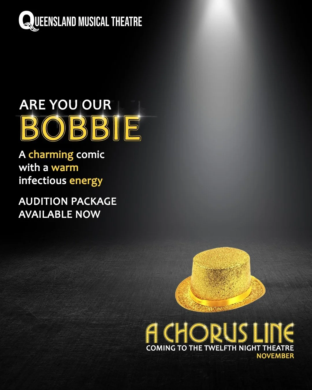 🎭 Are you our Bobby?

The class clown with a quick wit, a big personality, and a story waiting to be told.

We&rsquo;re looking for the performer who can bring Bobby&rsquo;s humour, heart, and unforgettable energy to the line.

✨ Could this be your 