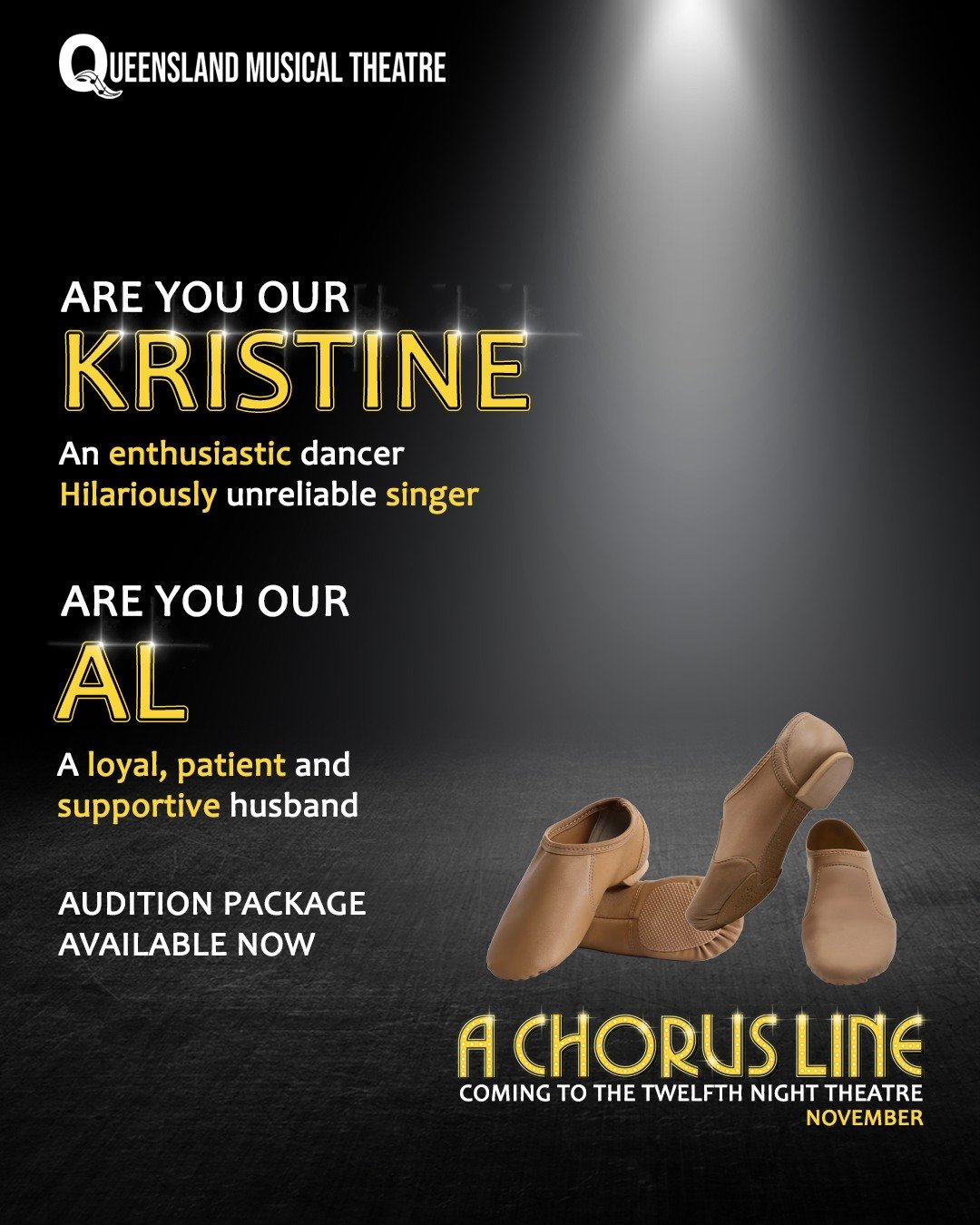 ARE YOU OUR KRISTINE?

Energetic. Endearing. Delightfully unforgettable.

Kristine is an enthusiastic dancer with boundless spirit, infectious optimism and a heart of gold. While singing isn't exactly her strongest suit, her determination, warmth and