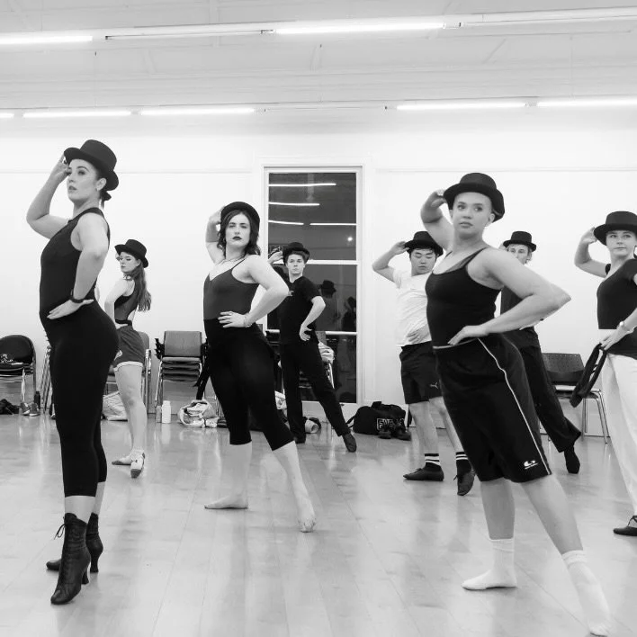 @creativestreetphoto capturing what&rsquo;s been happening in the rehearsal room for A Chorus Line 🎩

⭐️A CHORUS LINE⭐️
Running November 20-29 at Twelfth Night Theatre 
Tickets via the link in our bio! #achorusline #brisbanetheatre