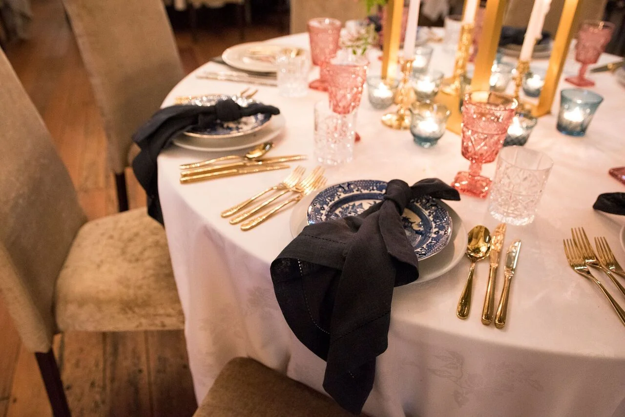 Navy Linen Napkins I $2.50 I Qty 200