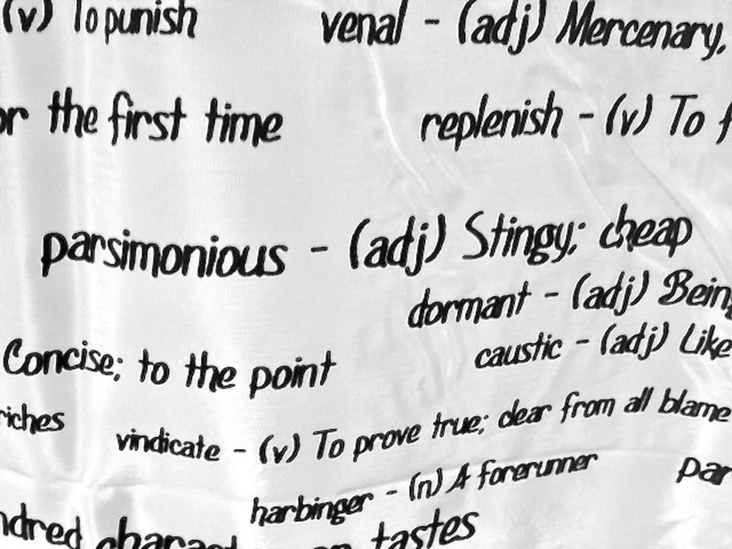 A ‘plethora’ of ‘delectable’ words, and even more love