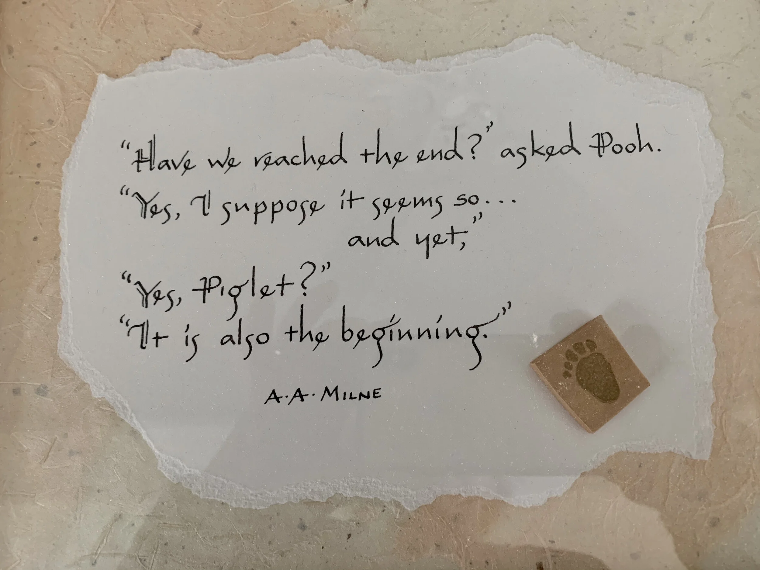 In every end, there's a beginning