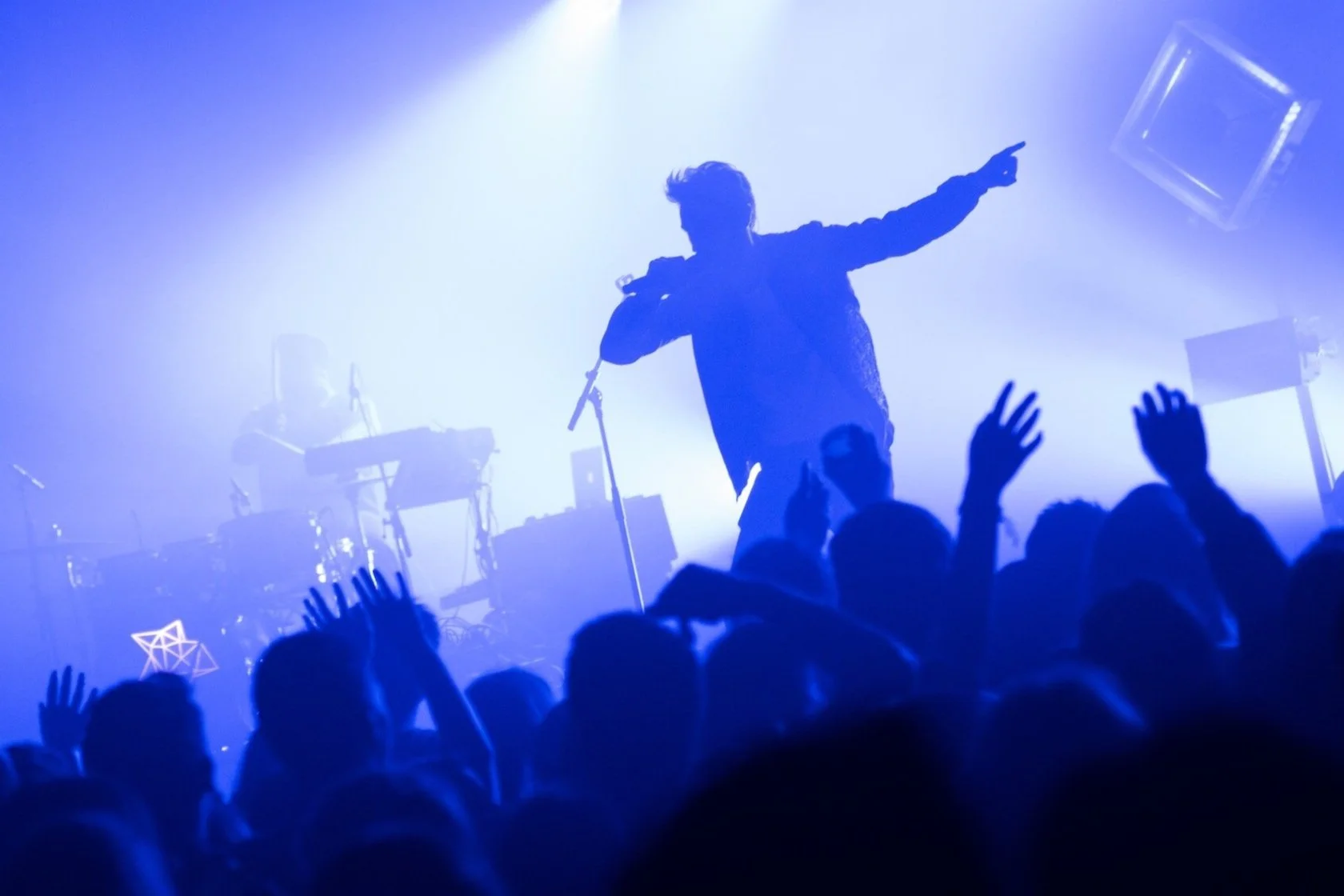 The night and the music help David fight his fears