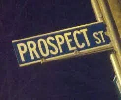 A street sign shows the way