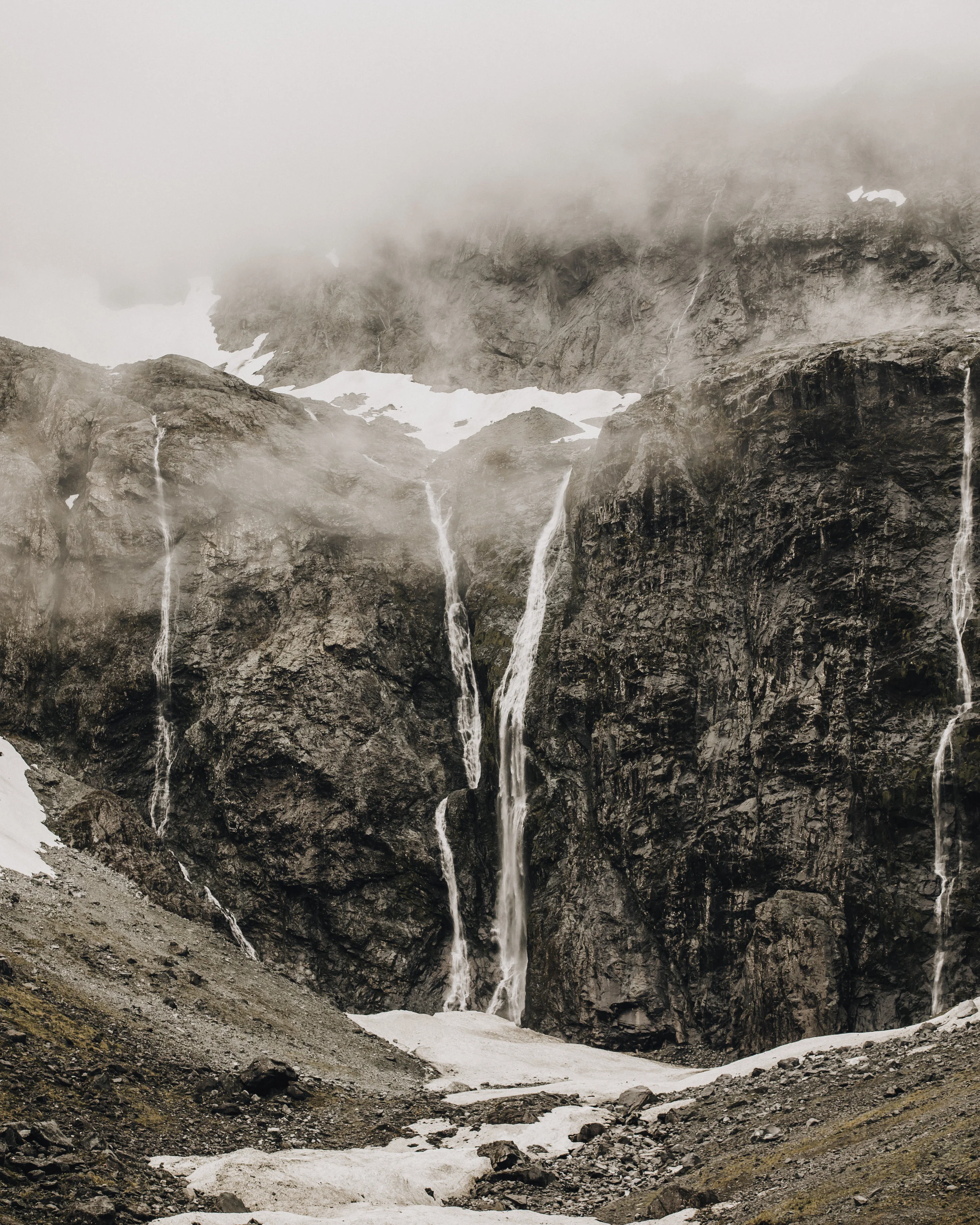 On the drive into Milford Sound