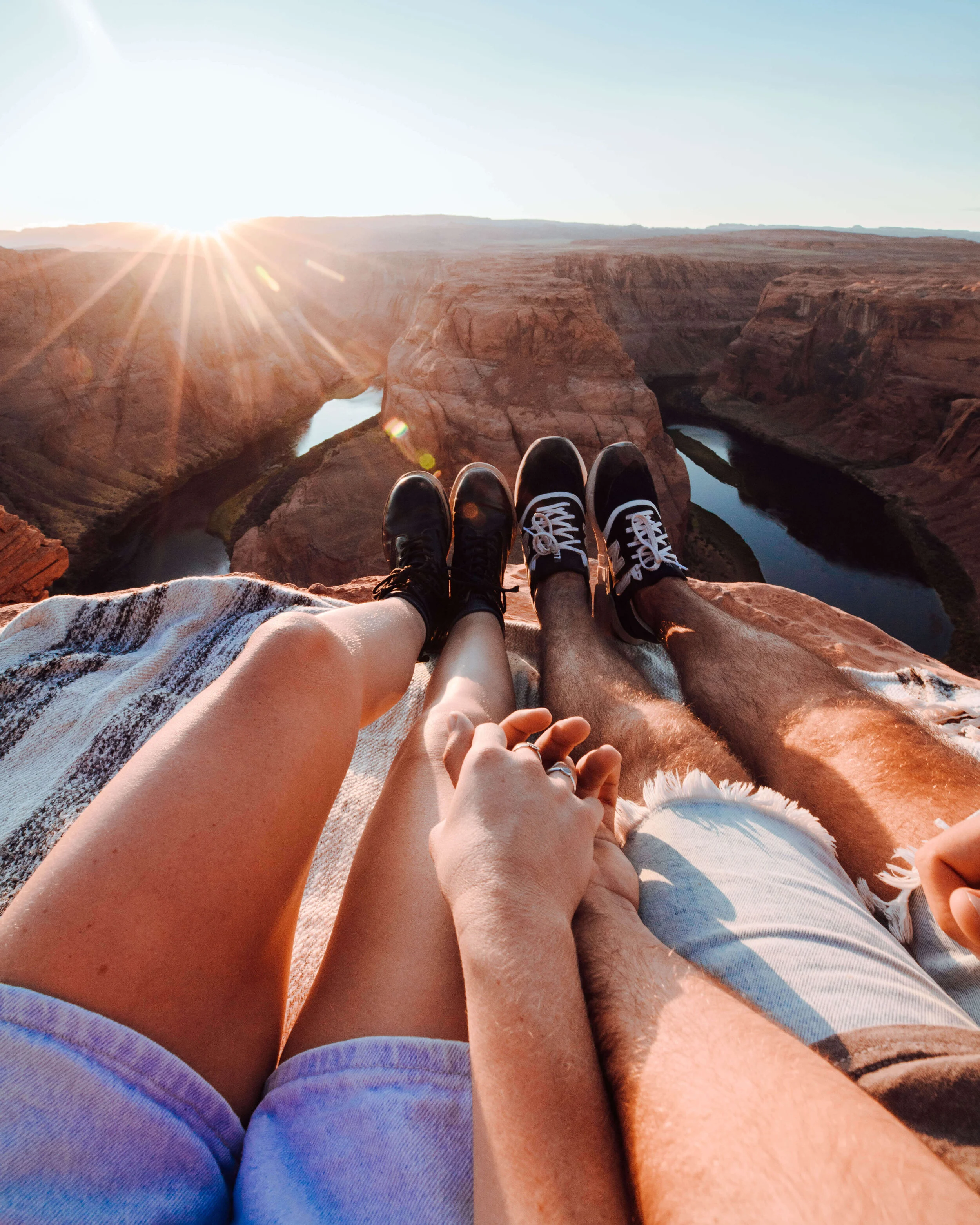 Horseshoe Bend near Page Arizona. Get the perfect 2 week itinerary for a Southwest US road trip here through California, Nevada, Utah, and Arizona. #usroadtrip #southwestusa | southwest us travel | southwest usa roadtrip | usa road trip ideas | sout…