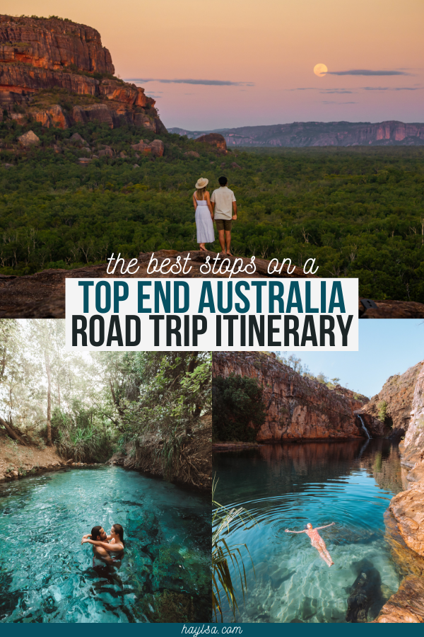 This one week Northern Territory road trip itinerary takes you through the best parts of the Top End Australia. Explore Kakadu National Park, Katherine Gorge, and Litchfield National Park. #northernterritory #topendaustralia | Northern Territory Aus…