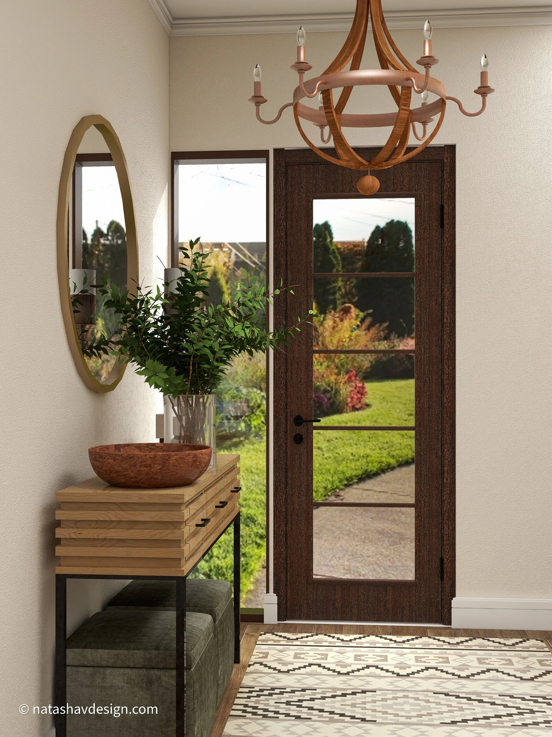 Simple Console Table- Entryway
