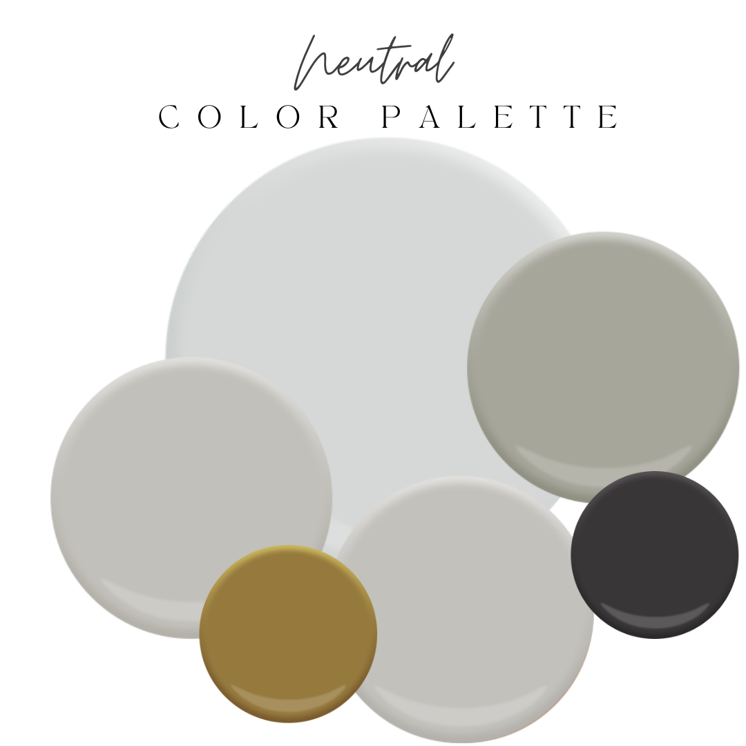 Accented Neutral Color Scheme Room