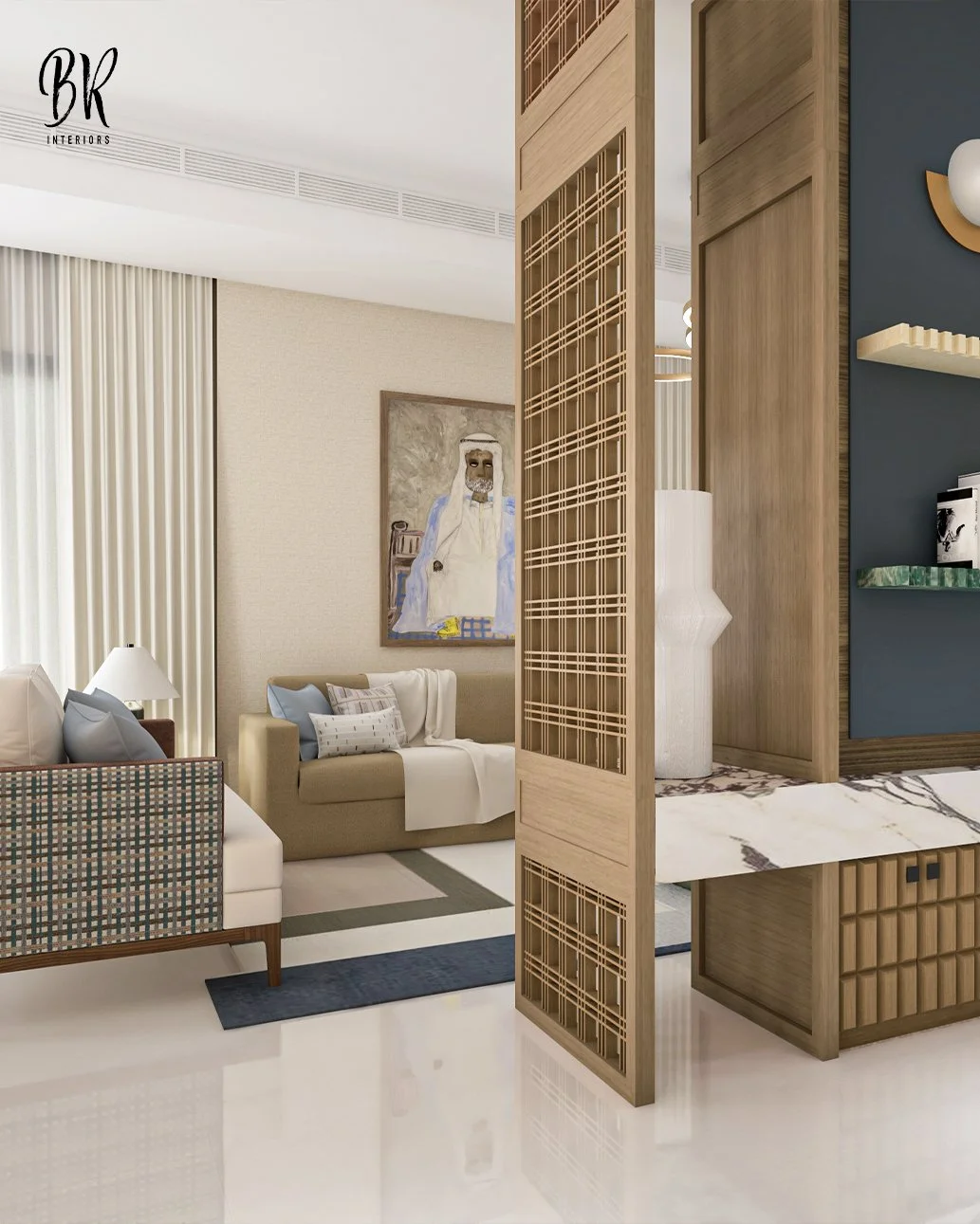 Got an open space that feels tricky to divide?
Start by assigning a purpose to every area &mdash; that&rsquo;s the best way to make the most of it!
Like in this 3D design 👇
The ground floor was originally one big open space, but we transformed it in